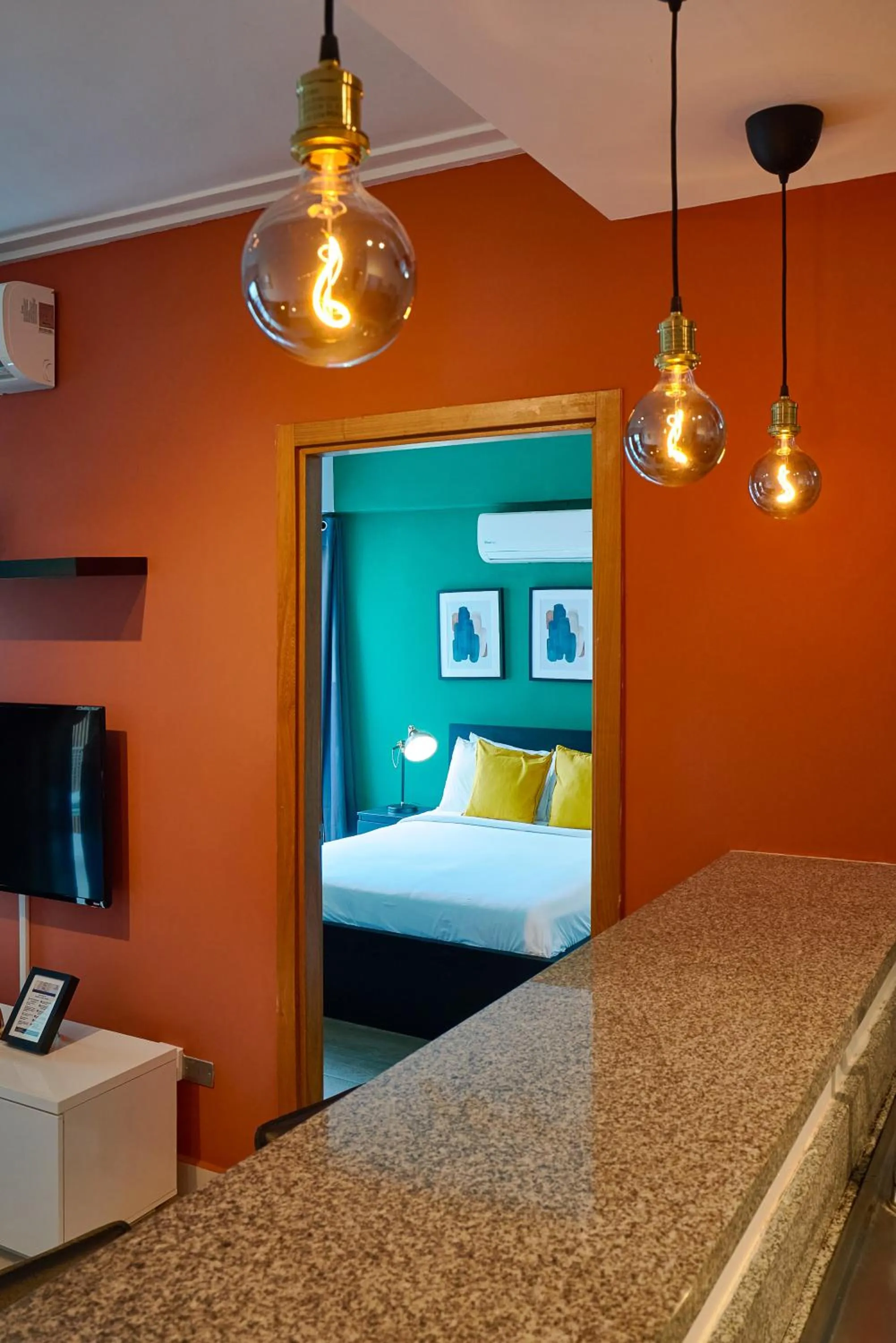 Bedroom, Bed in Central Park Tower