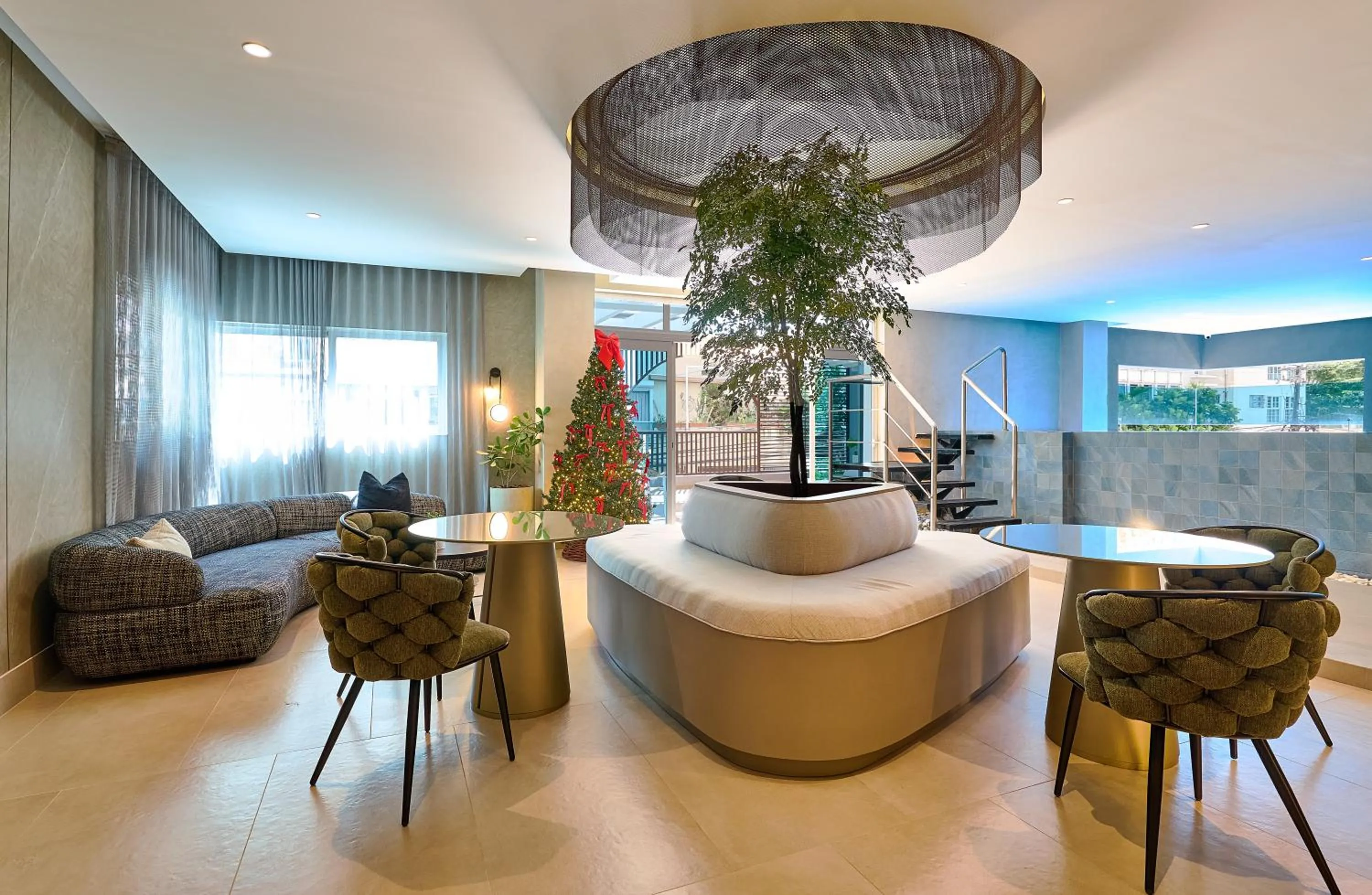 Communal lounge/ TV room in Central Park Tower