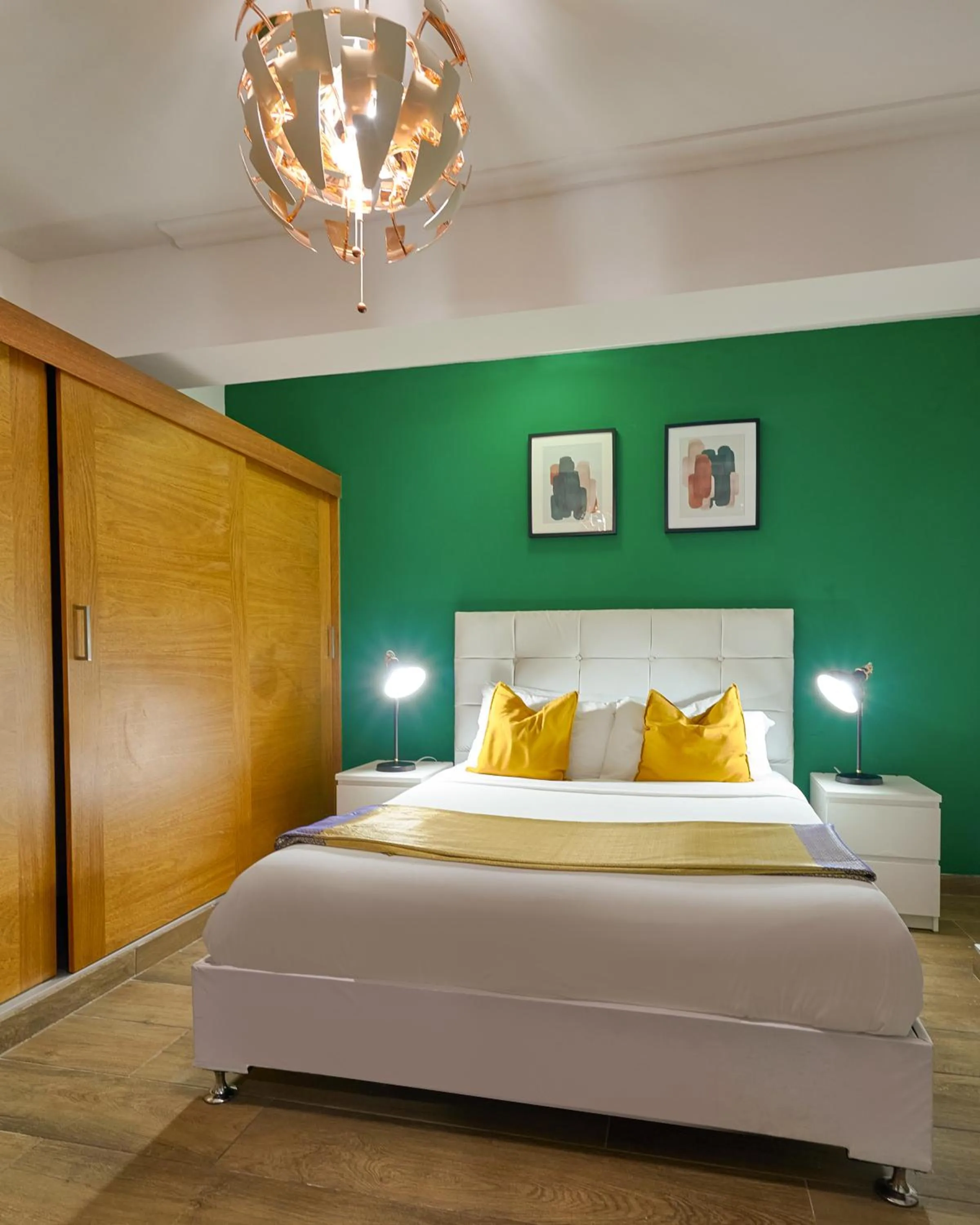 Bed in Central Park Tower