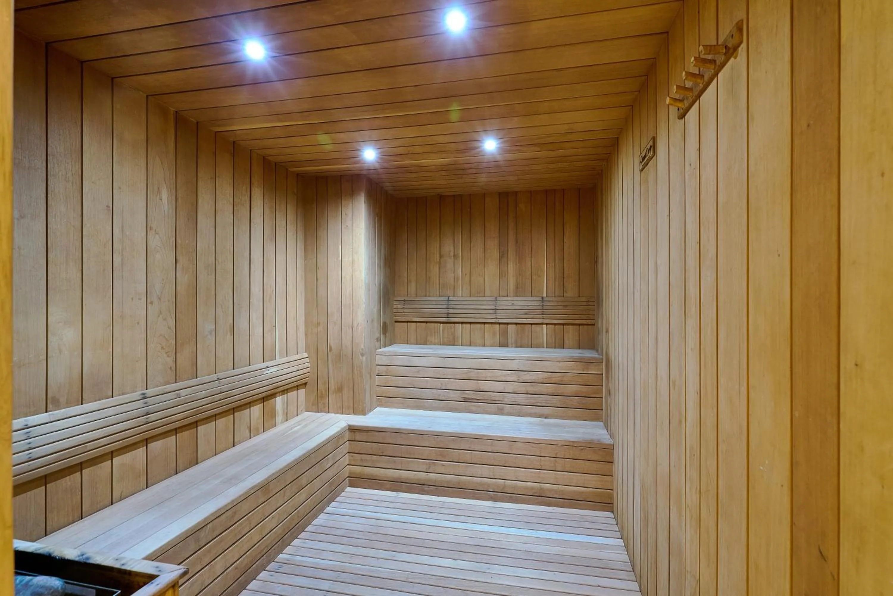 Steam room in Central Park Tower