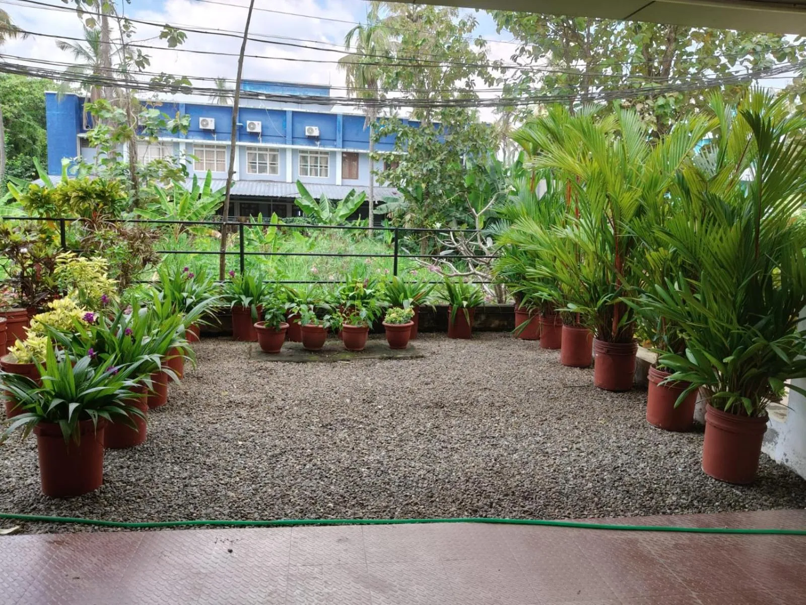 Garden in Indeevaram Residency