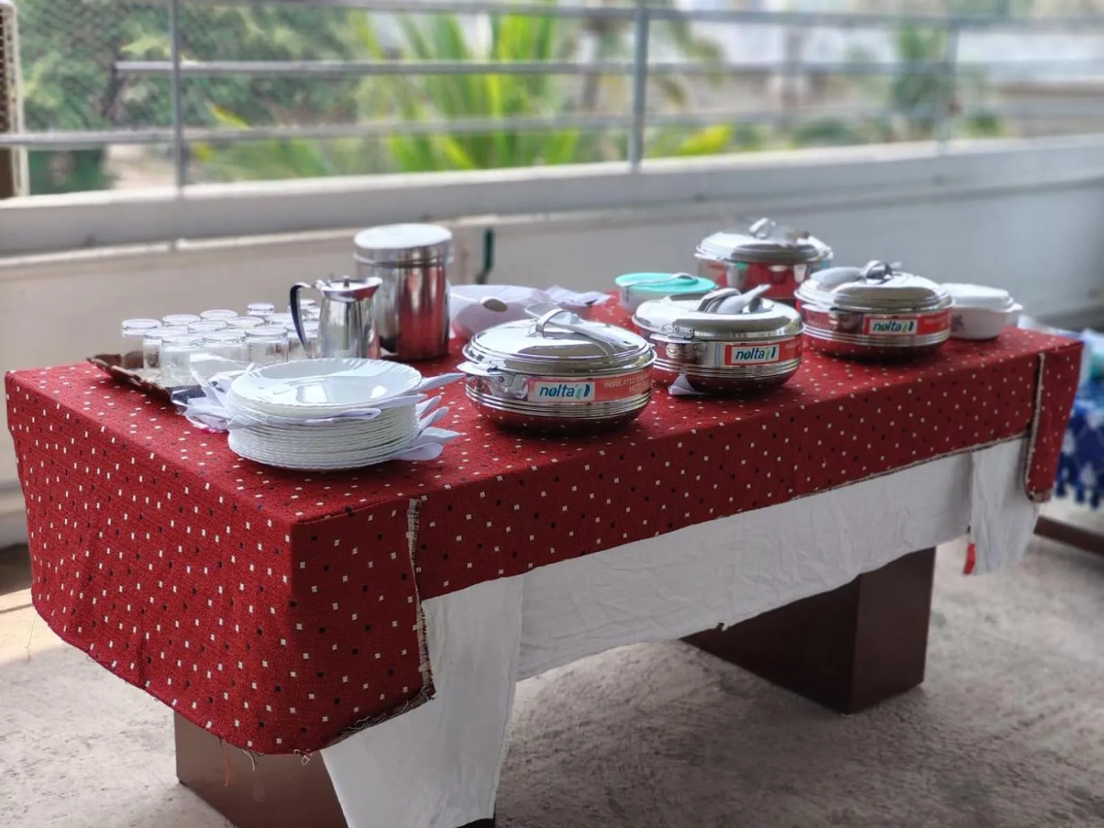 Balcony/Terrace in Indeevaram Residency