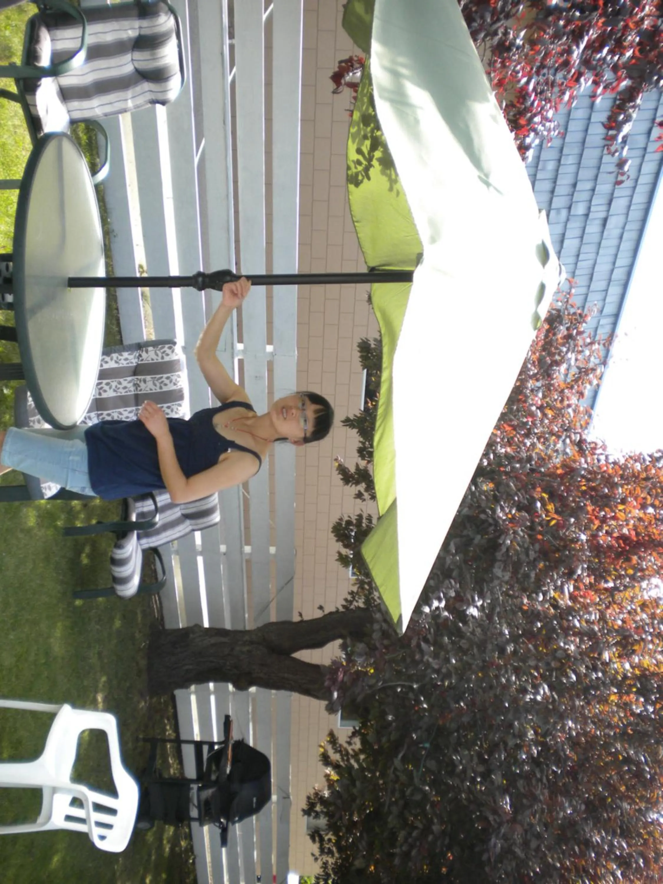 People in Holiday House Motel