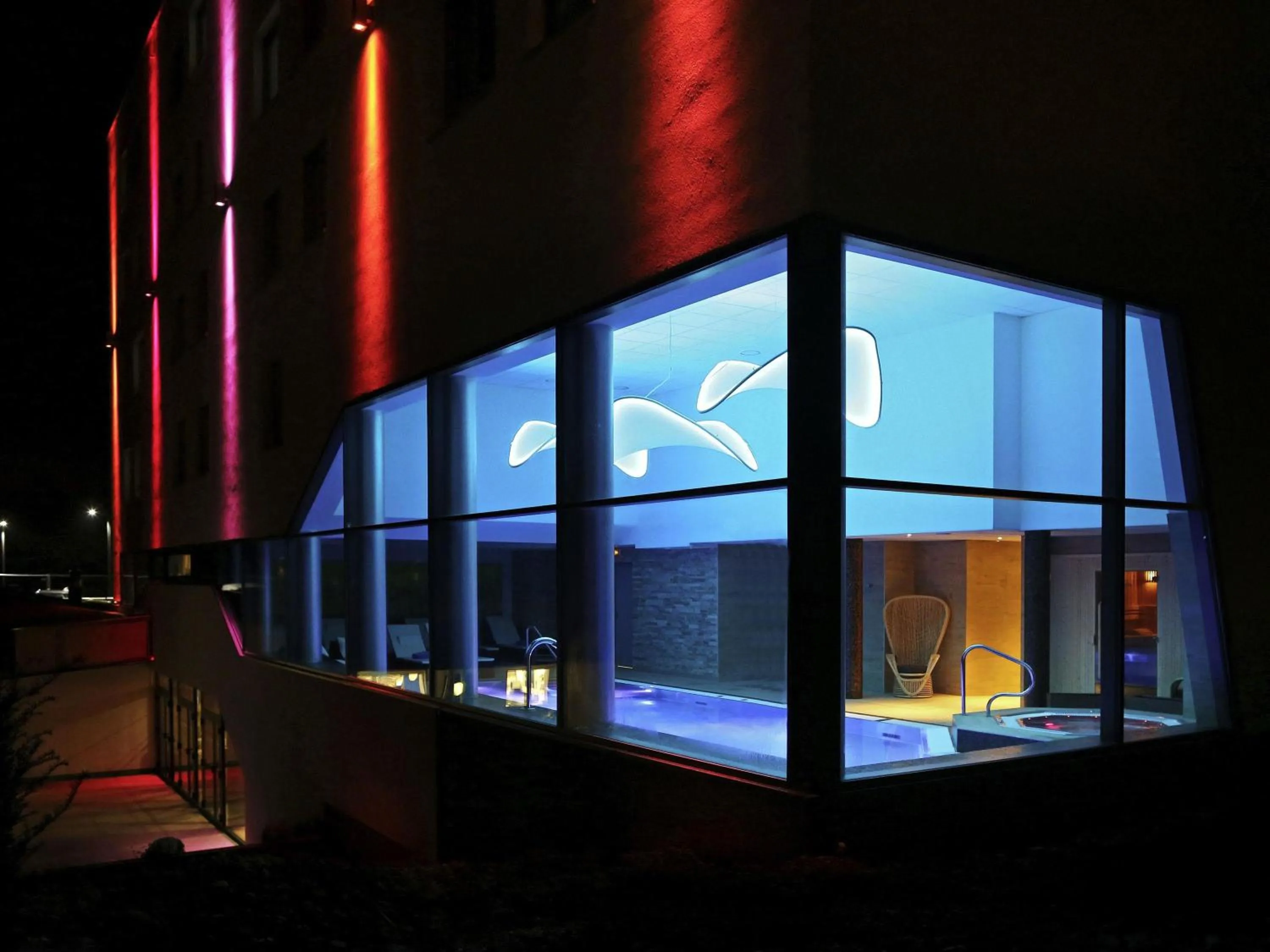 Pool view in Aparthotel Adagio Bâle Mulhouse Aeroport