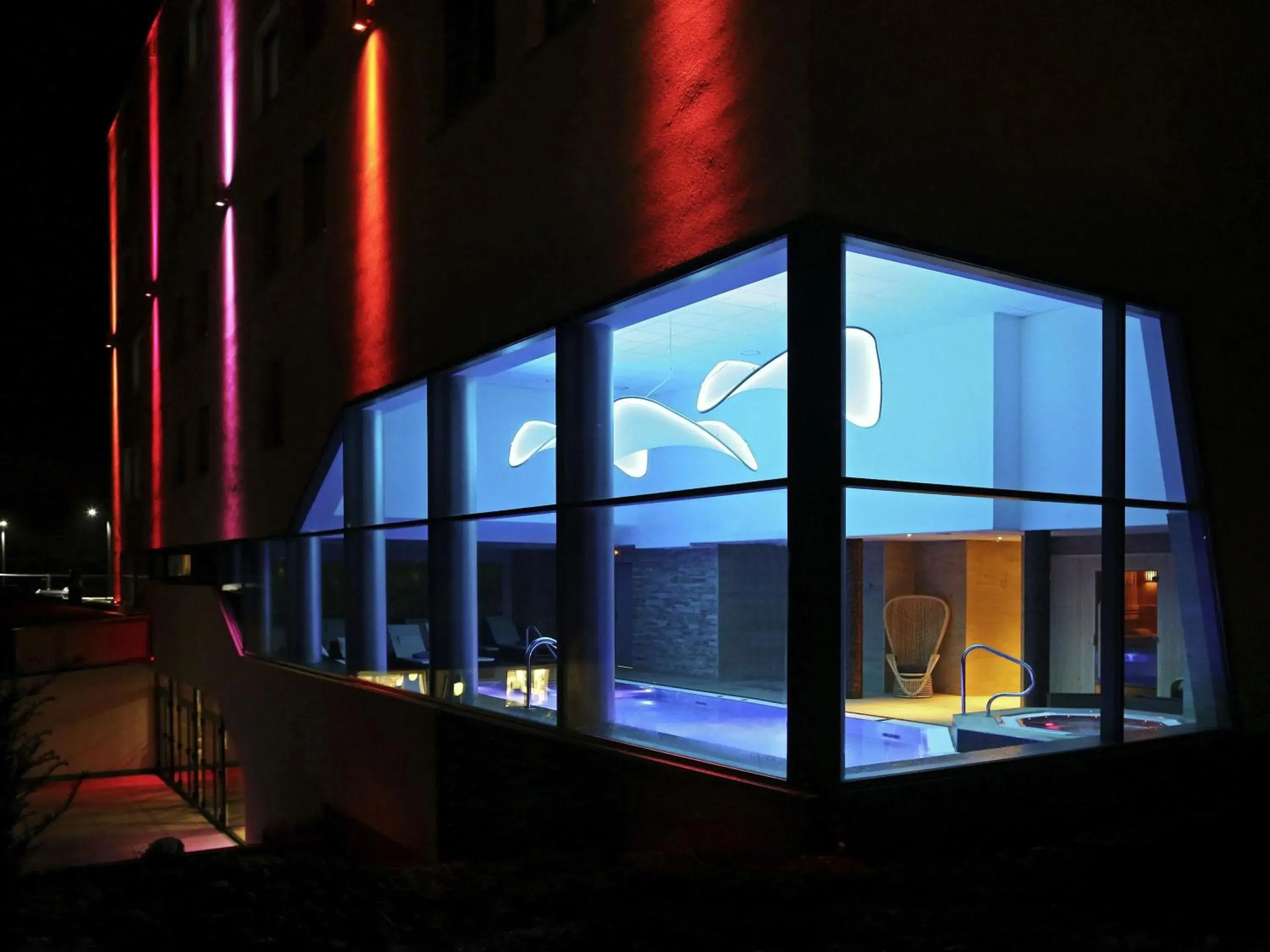 Pool view in Aparthotel Adagio Bâle Mulhouse Aeroport Pool view in Aparthotel Adagio Bâle Mulhouse Aeroport