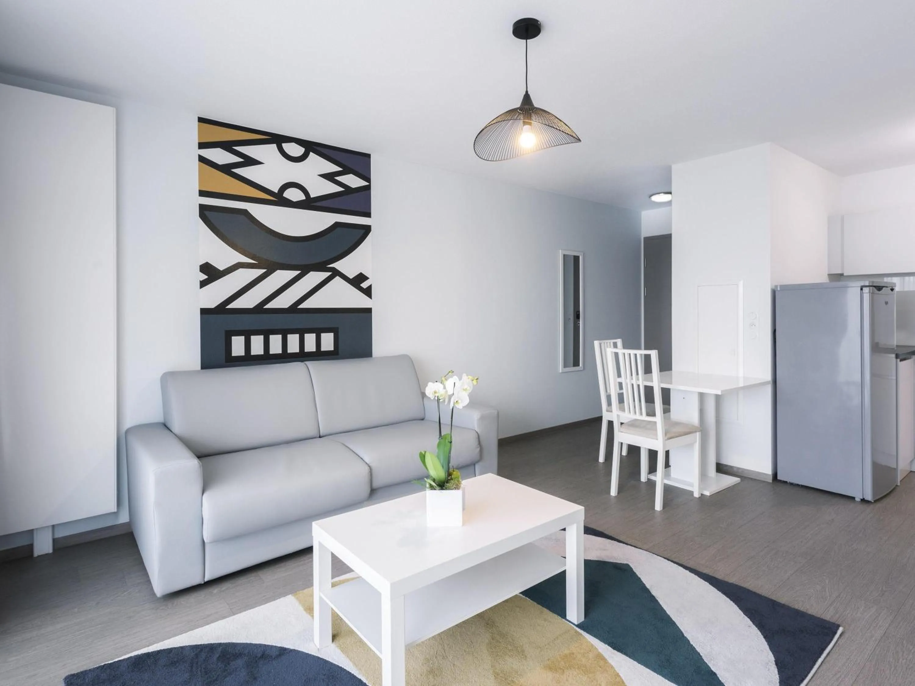 Bedroom in Aparthotel Adagio Bâle Mulhouse Aeroport