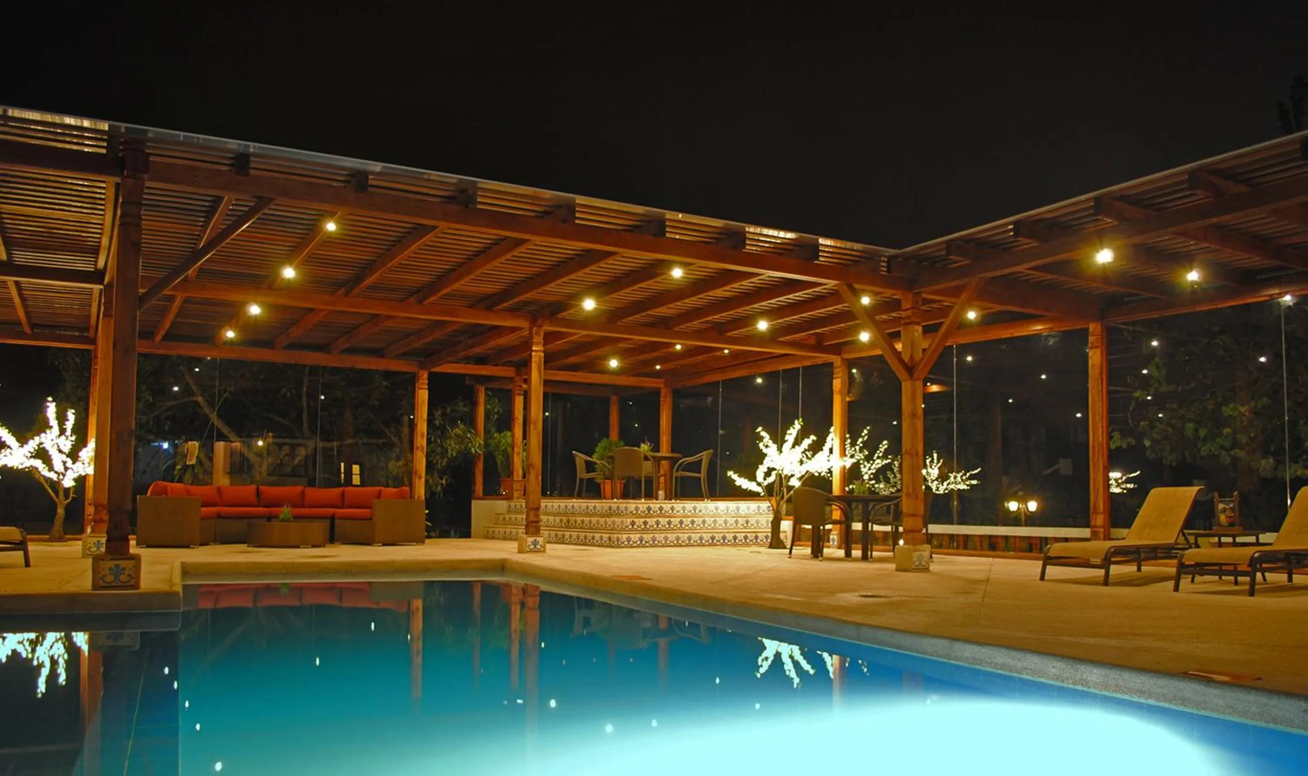 Swimming pool in Hacienda Hosteria Chorlavi
