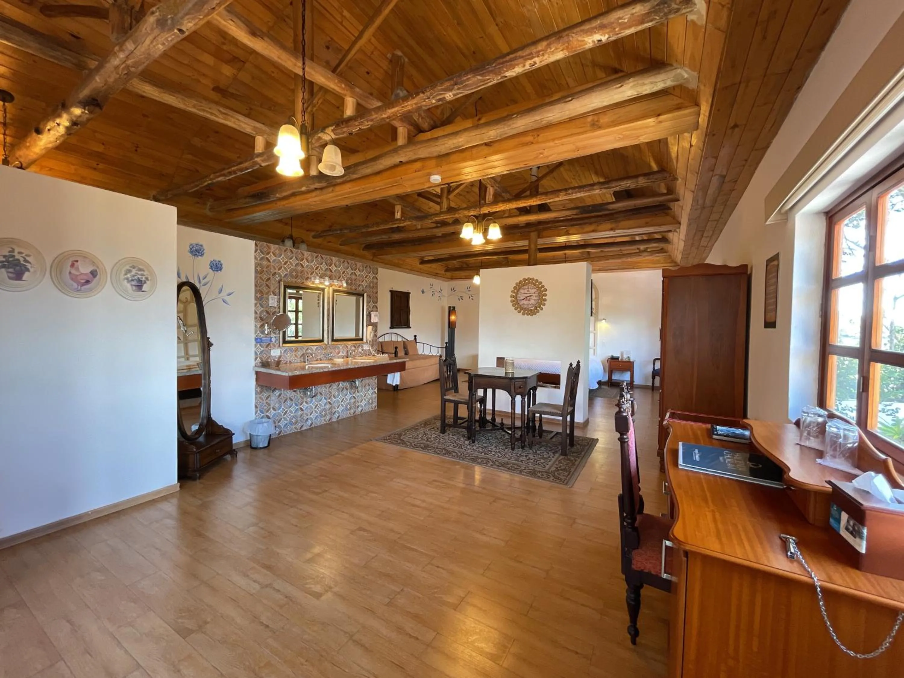Living room in Hacienda Hosteria Chorlavi