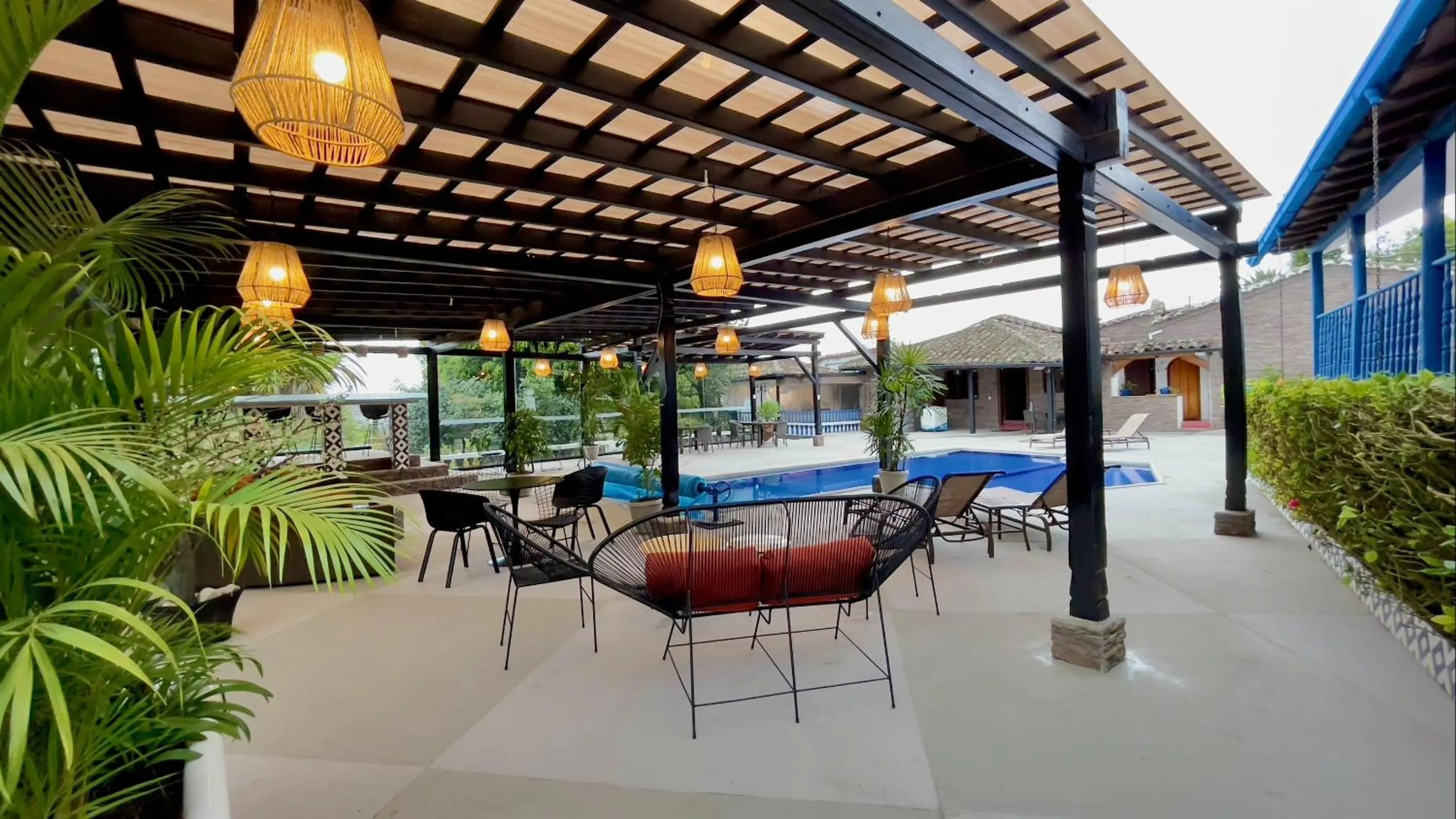 Swimming pool in Hacienda Hosteria Chorlavi