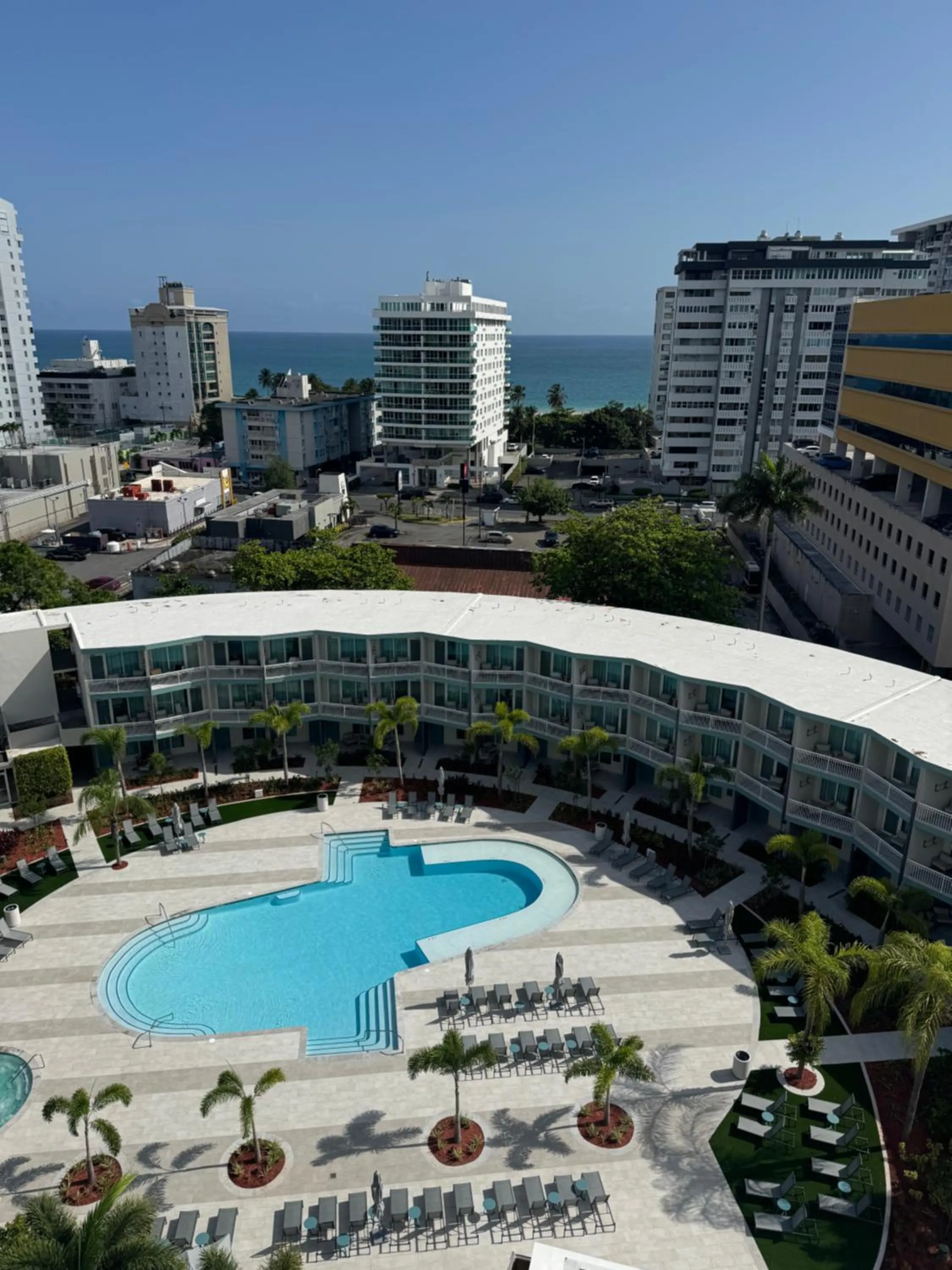 Pool view in Hyatt Centric San Juan Isla Verde