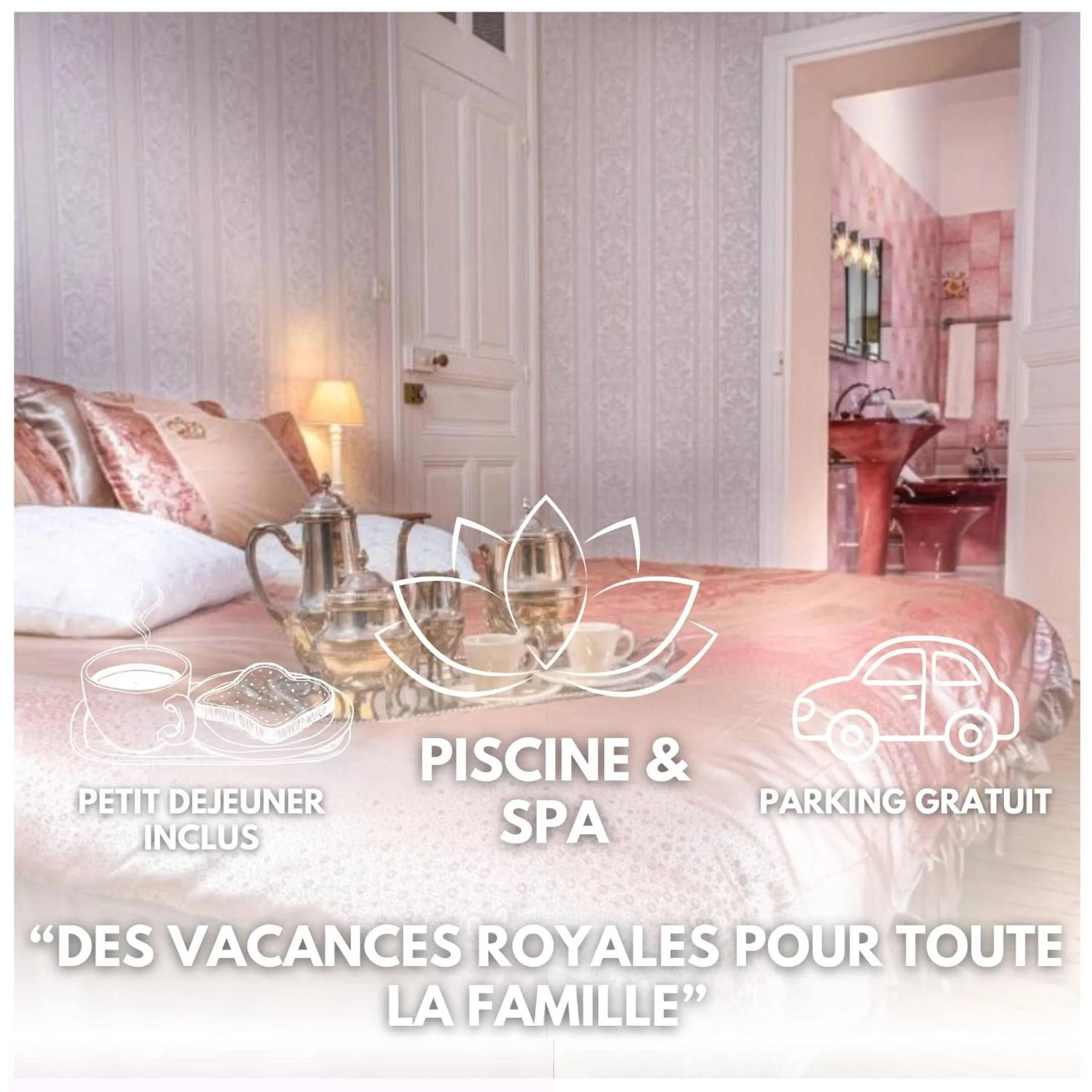 Bedroom in Le Château des Tourelles en Vendée