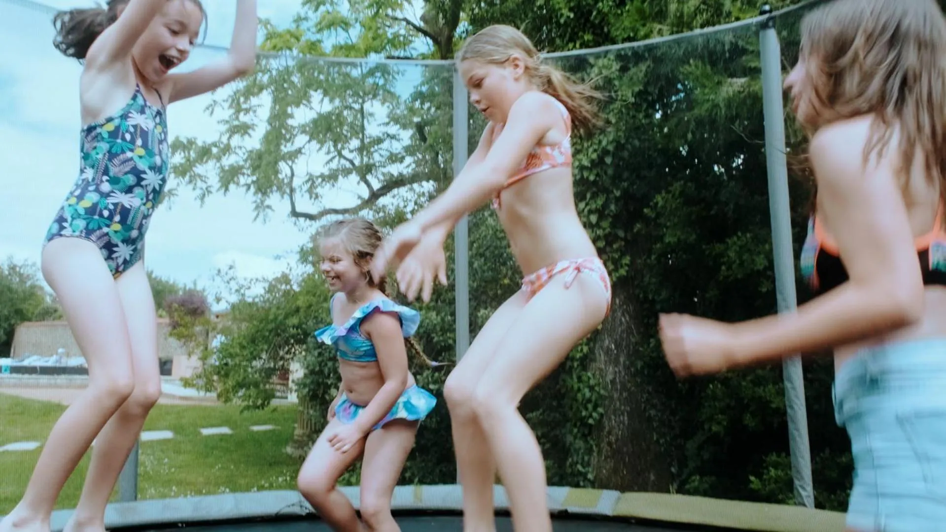 Children play ground in Le Château des Tourelles en Vendée