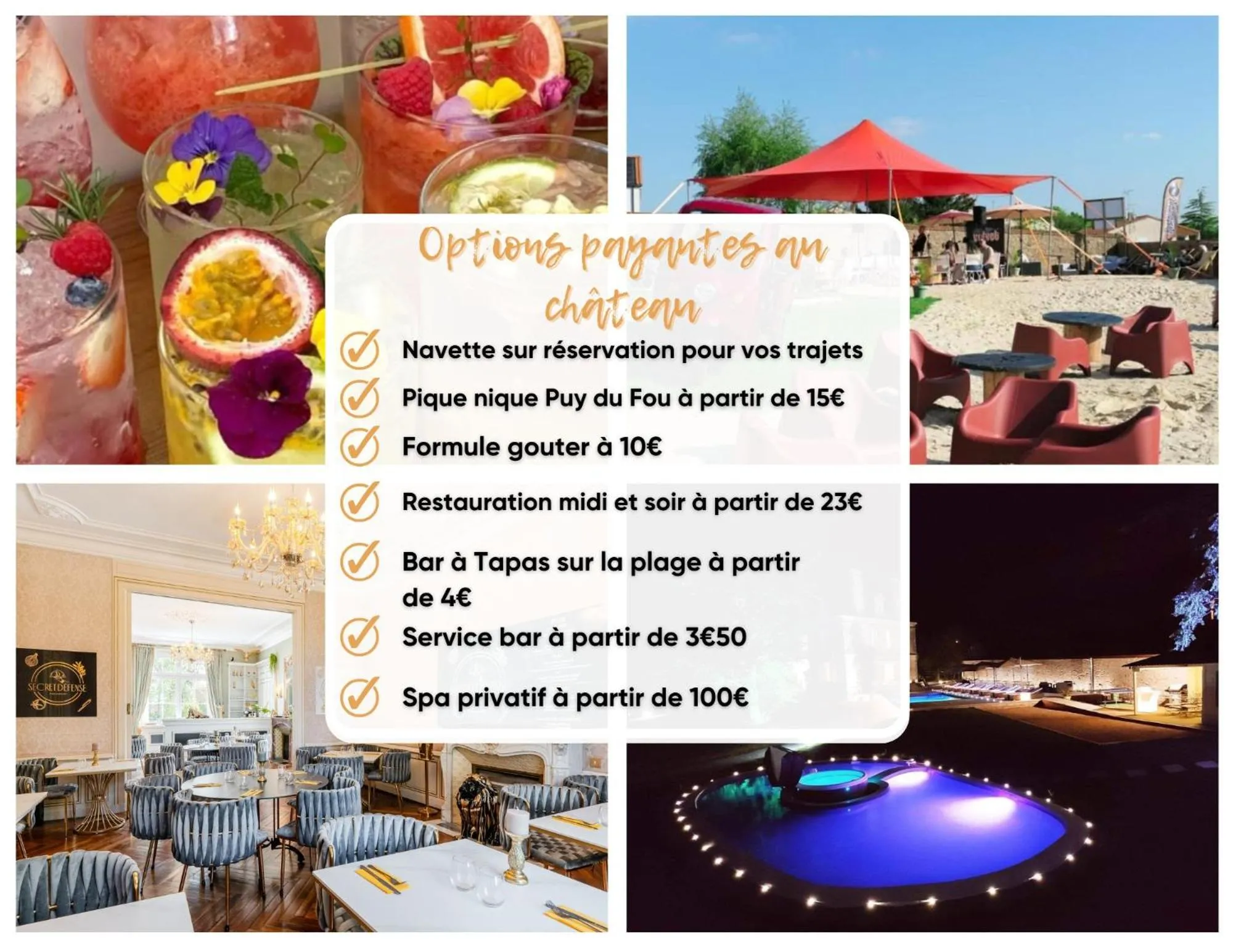 Activities in Le Château des Tourelles en Vendée