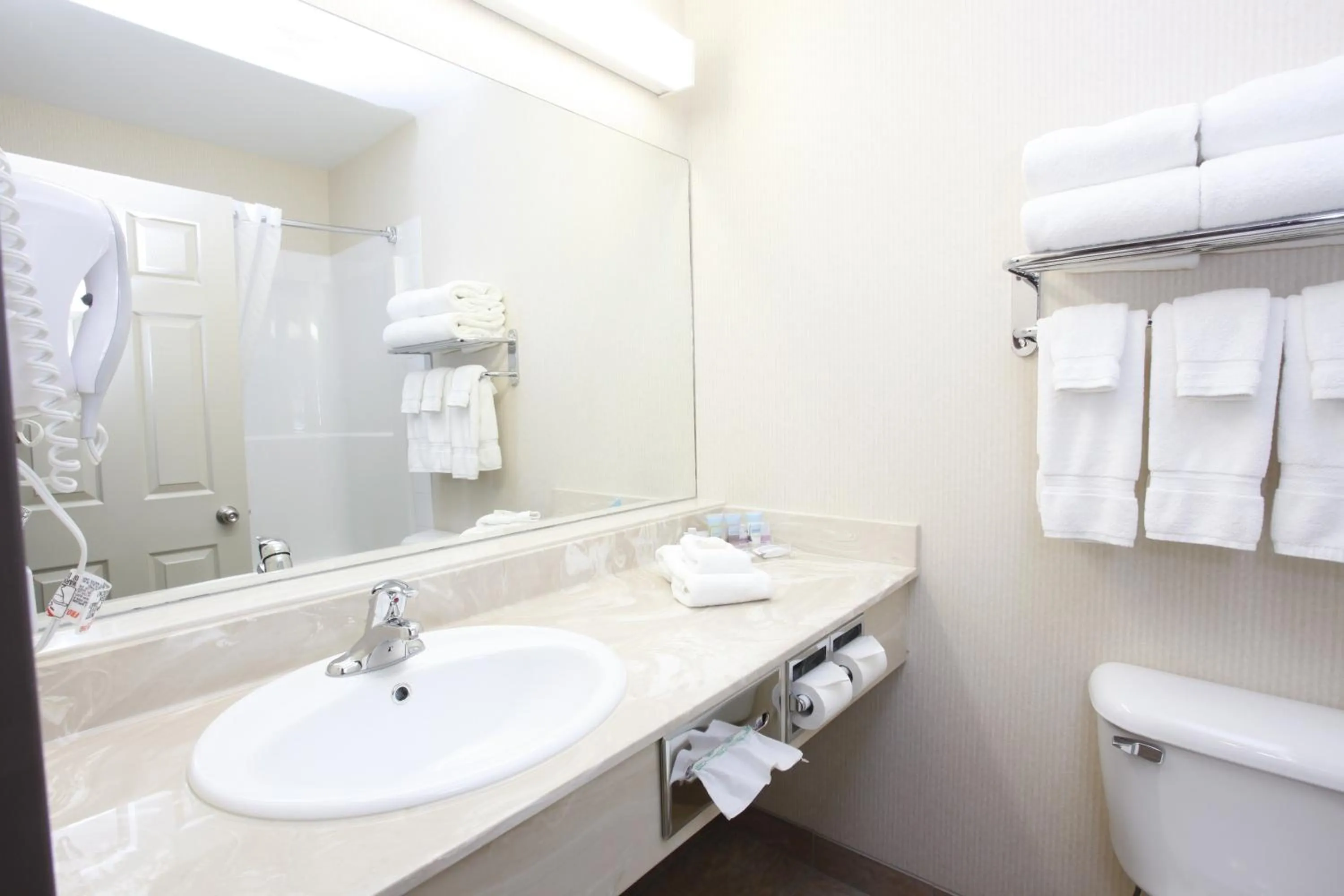 Bathroom in Vegreville Suites