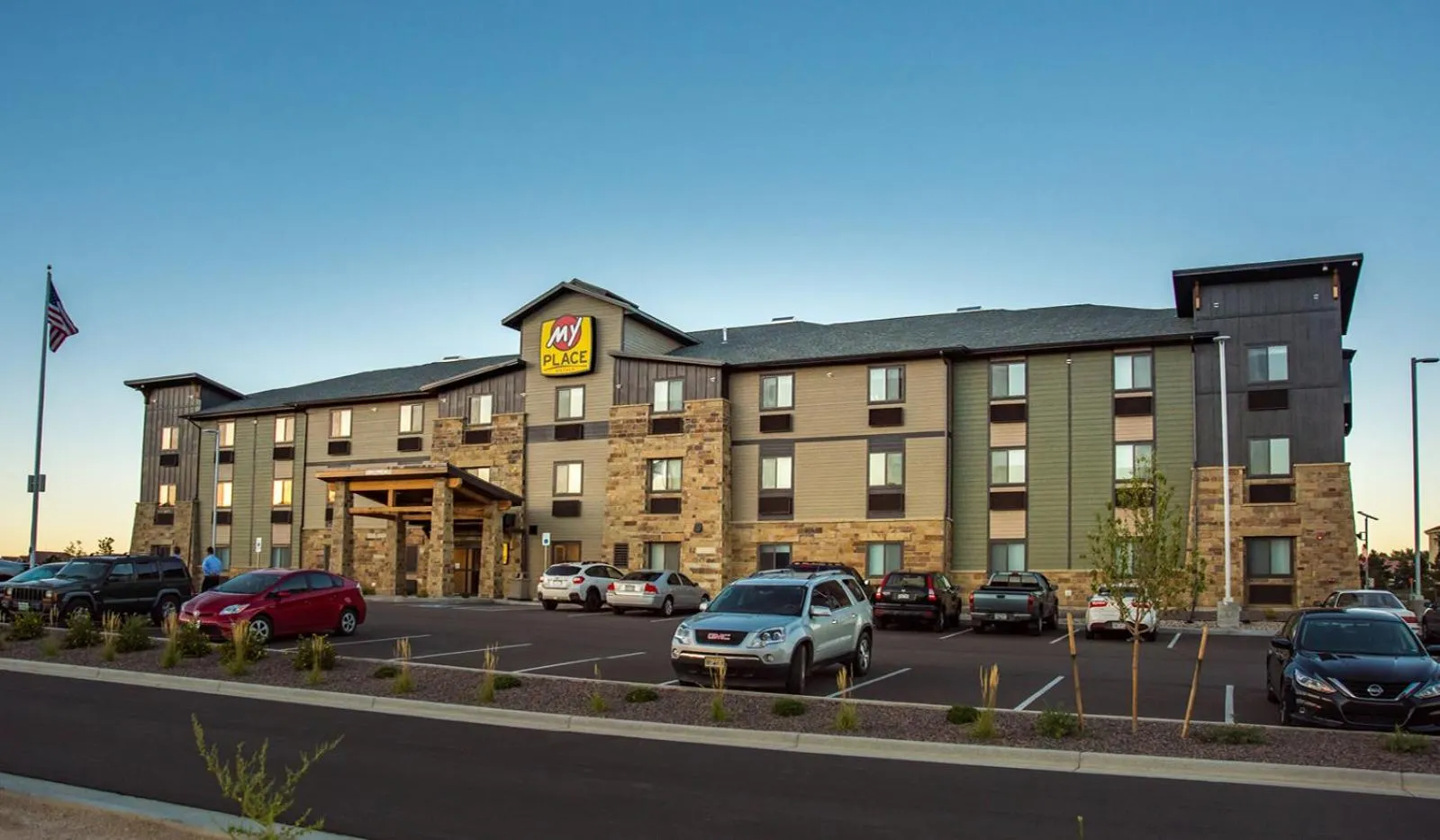 Property building in My Place Hotel-Colorado Springs,CO