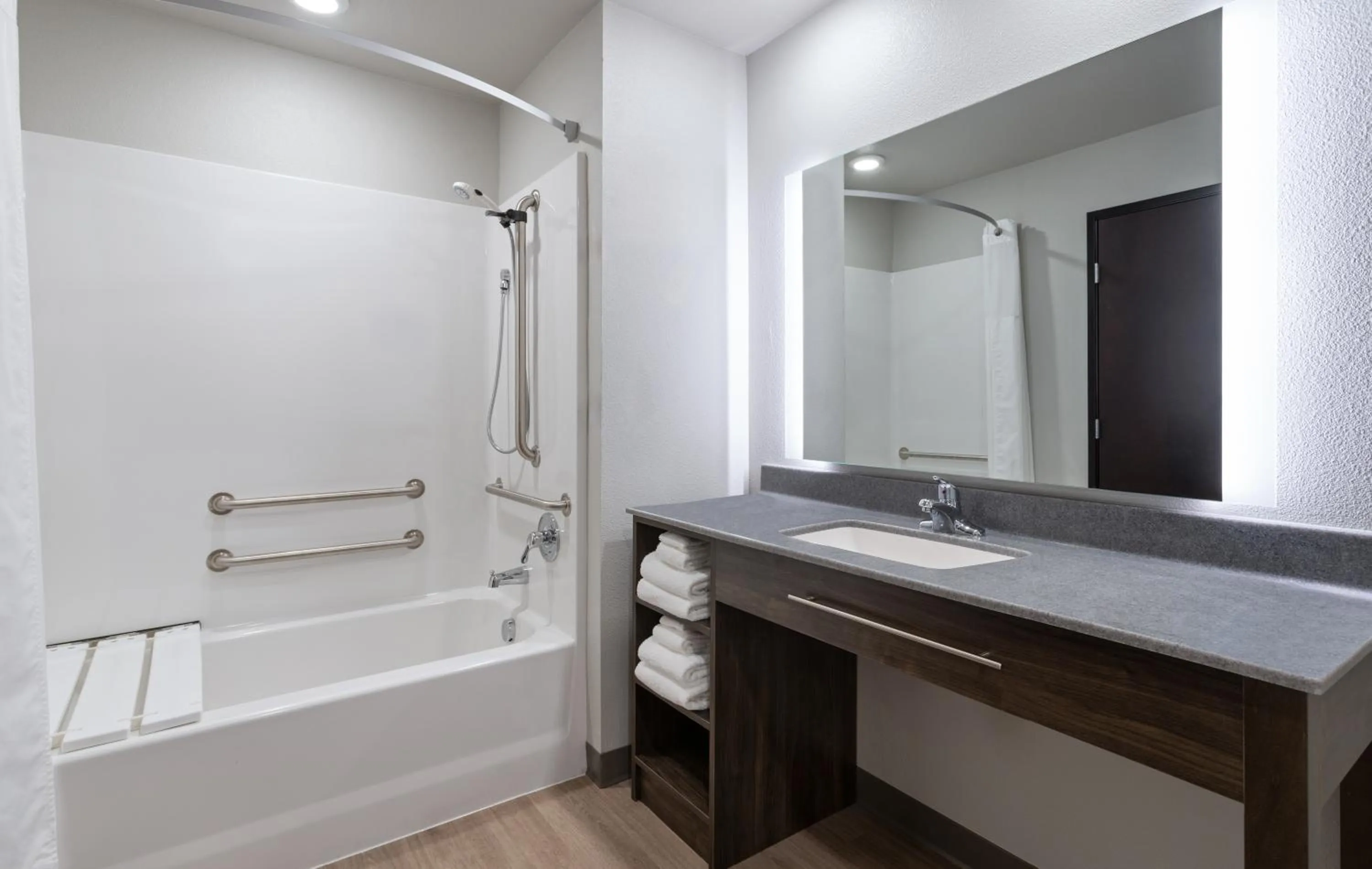 Bathroom in My Place Hotel-Colorado Springs,CO