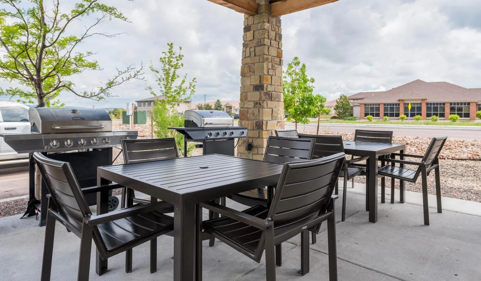 Patio in My Place Hotel-Colorado Springs,CO