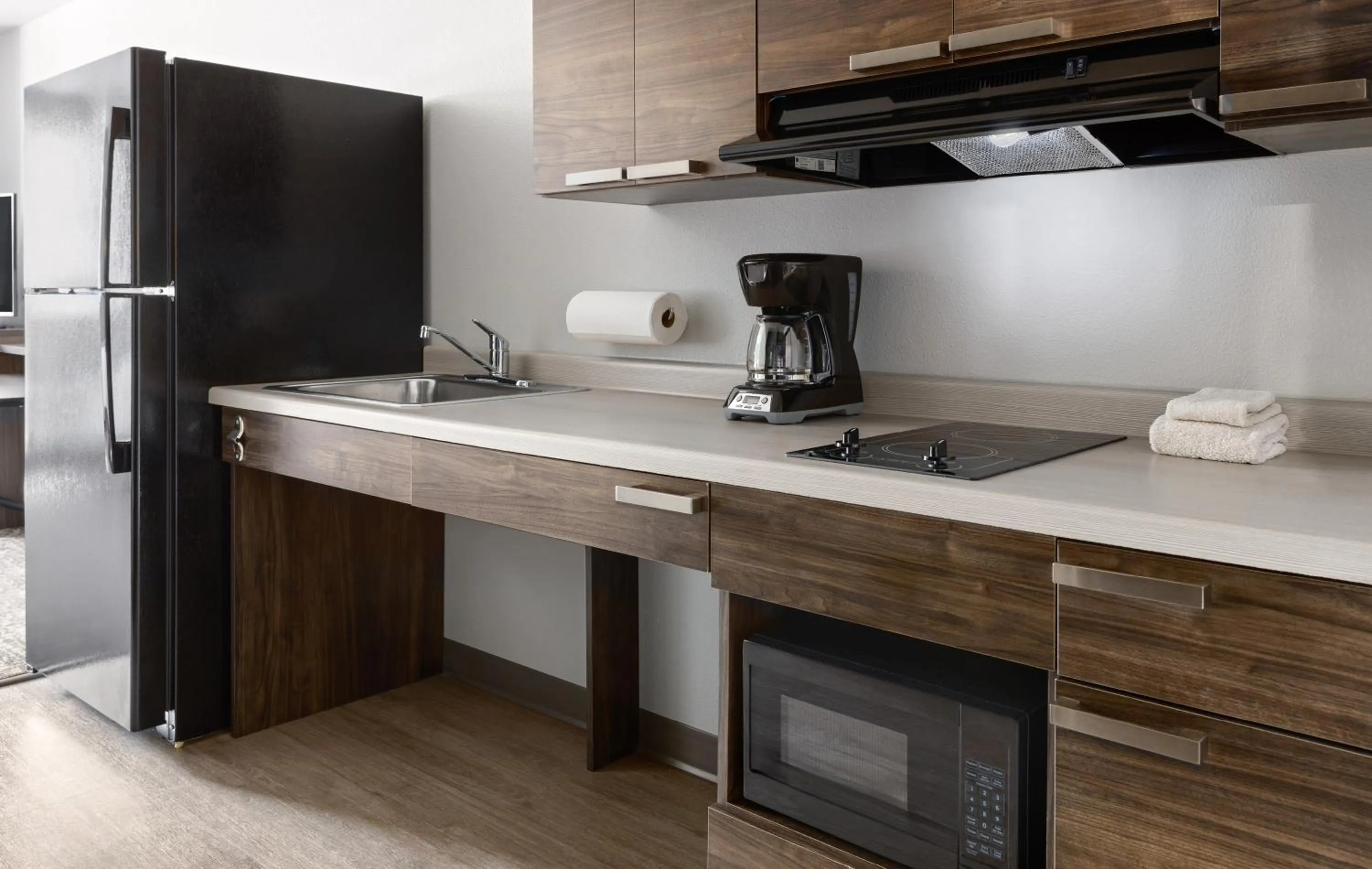 Kitchen or kitchenette in My Place Hotel-Colorado Springs,CO