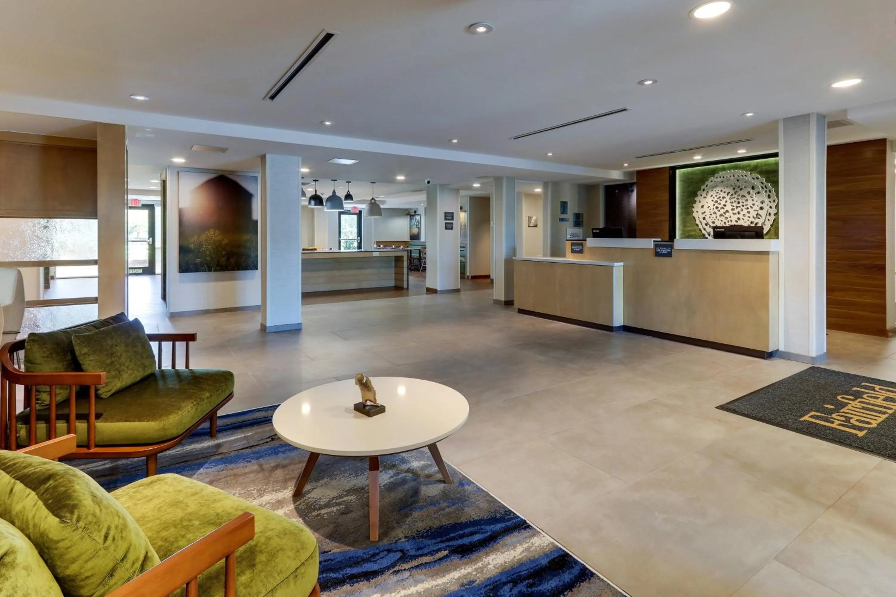 Lobby or reception in Fairfield Inn & Suites Southport