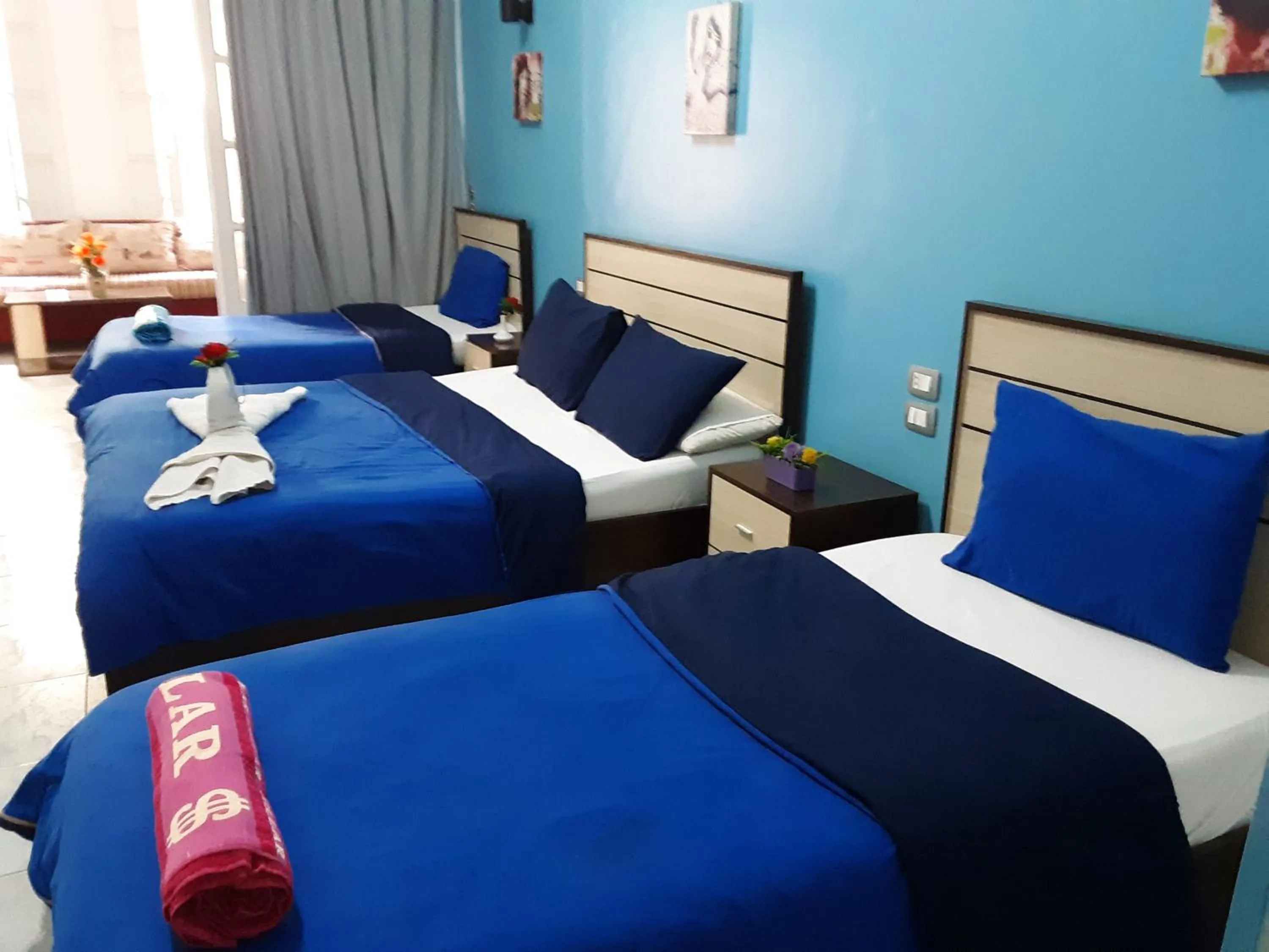 Bed in Hostgram Hotel