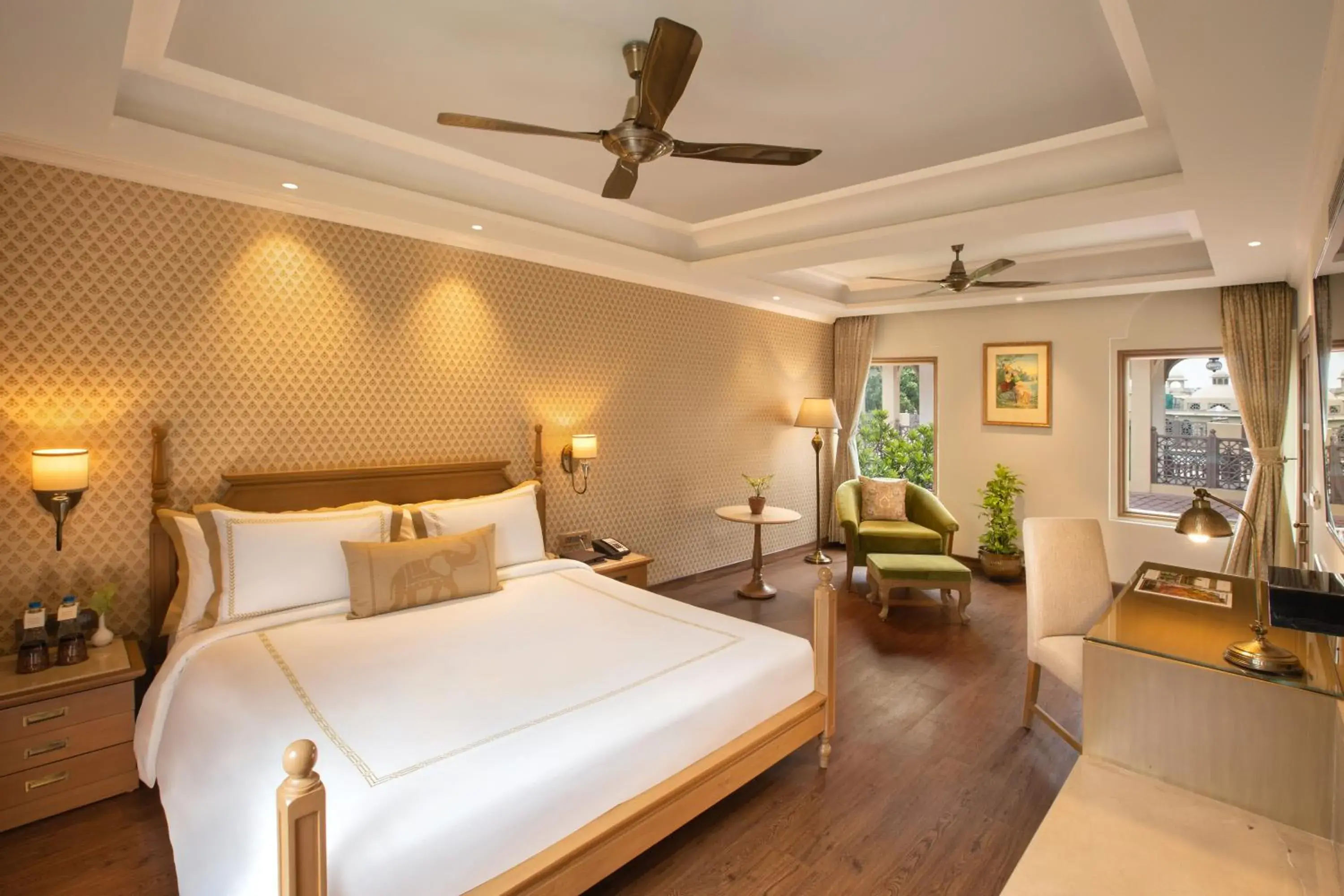 Bedroom, Bed in Heritage Village Resort & Spa Manesar-Gurgaon Bedroom, Bed in Heritage Village Resort & Spa Manesar-Gurgaon