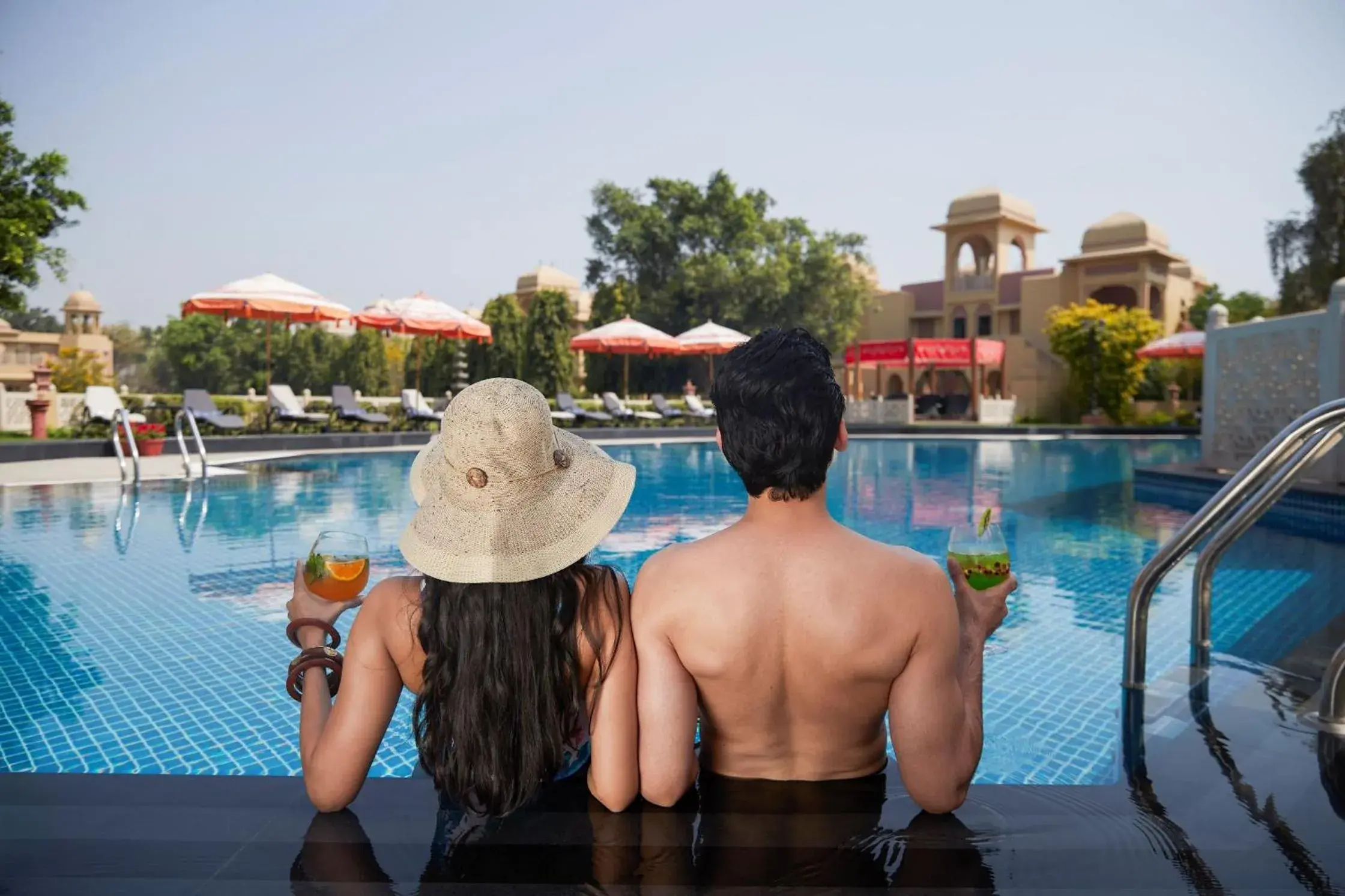 Swimming pool in Heritage Village Resort & Spa Manesar-Gurgaon Swimming pool in Heritage Village Resort & Spa Manesar-Gurgaon