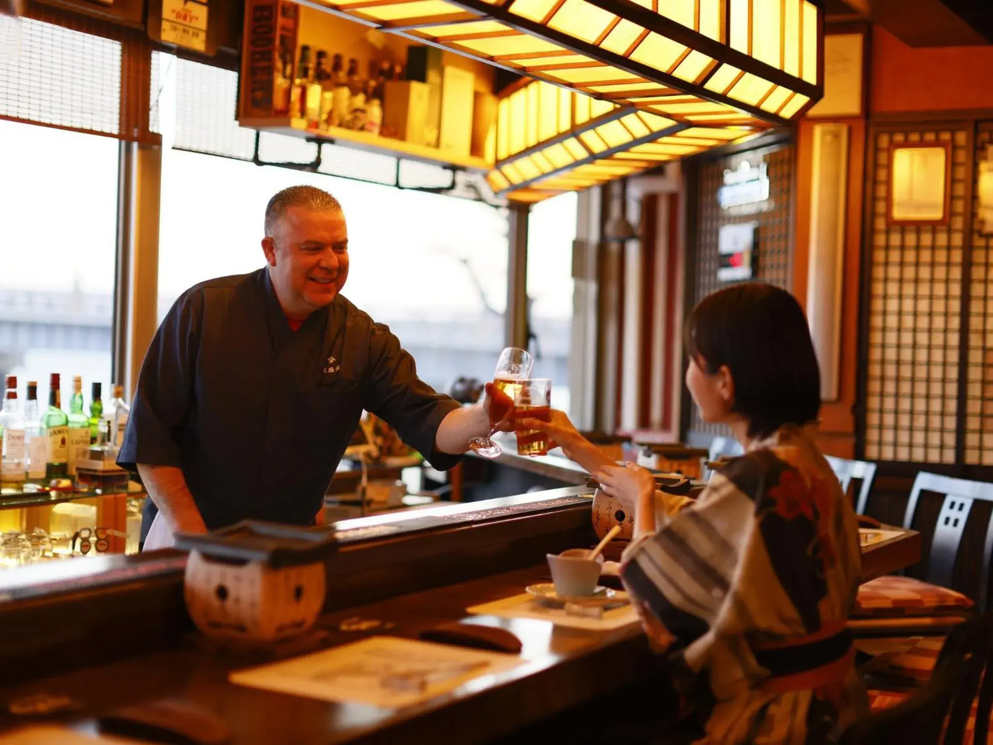 Lounge or bar in Ohashikan Lounge or bar in Ohashikan