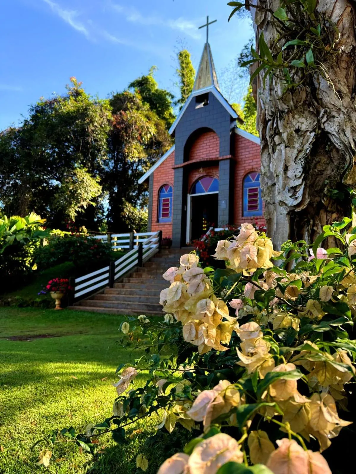 Garden view in Mirágua Refugios Pousada