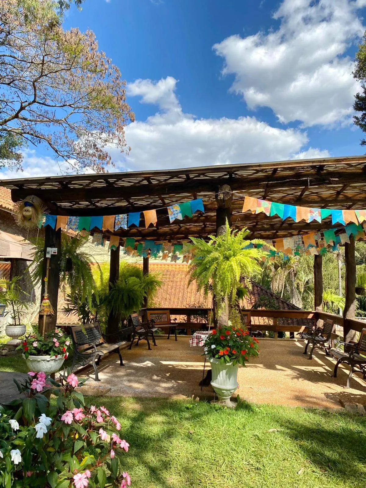 Garden in Mirágua Refugios Pousada