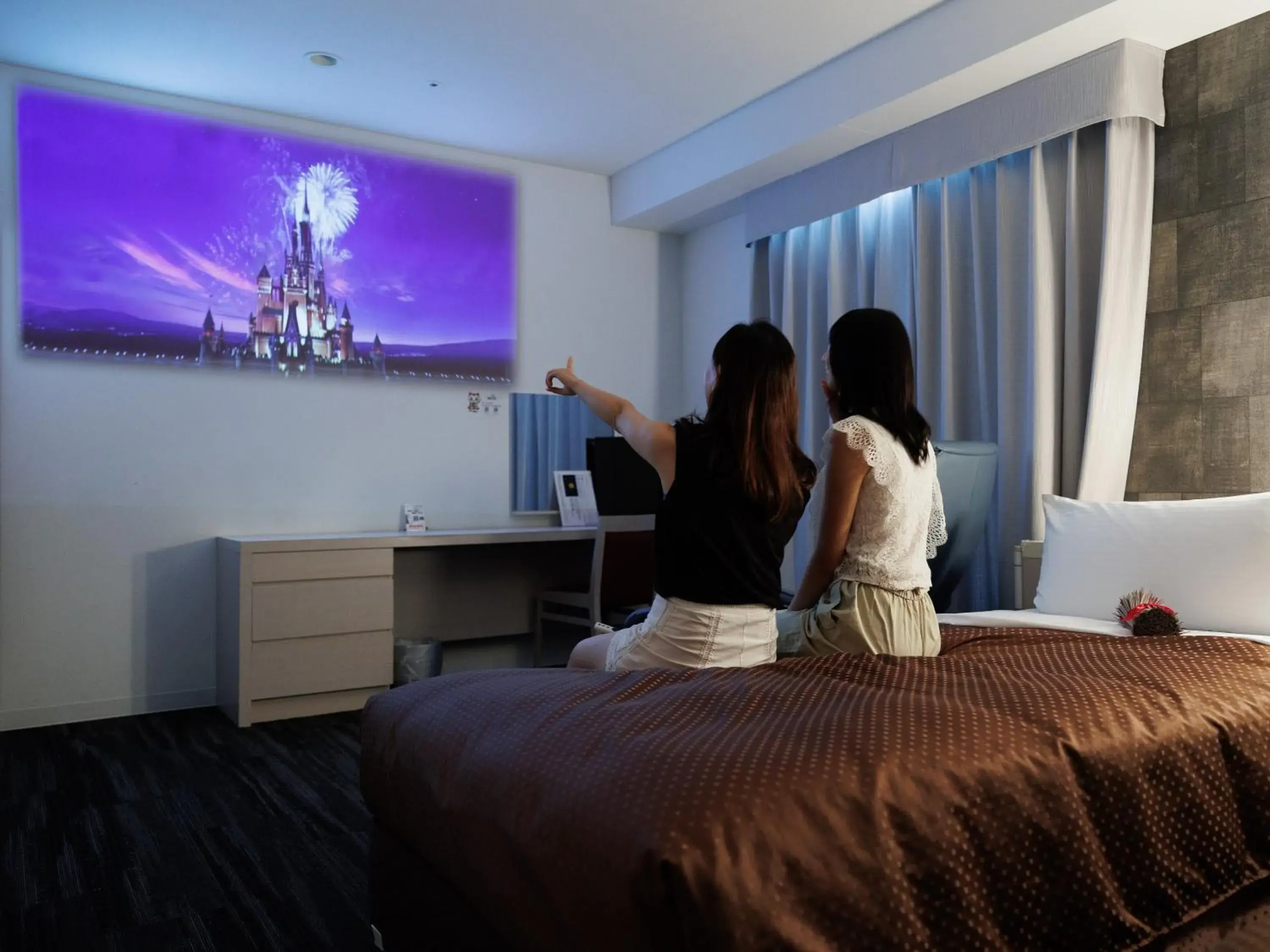 Bed in J Hotel Rinku Bed in J Hotel Rinku