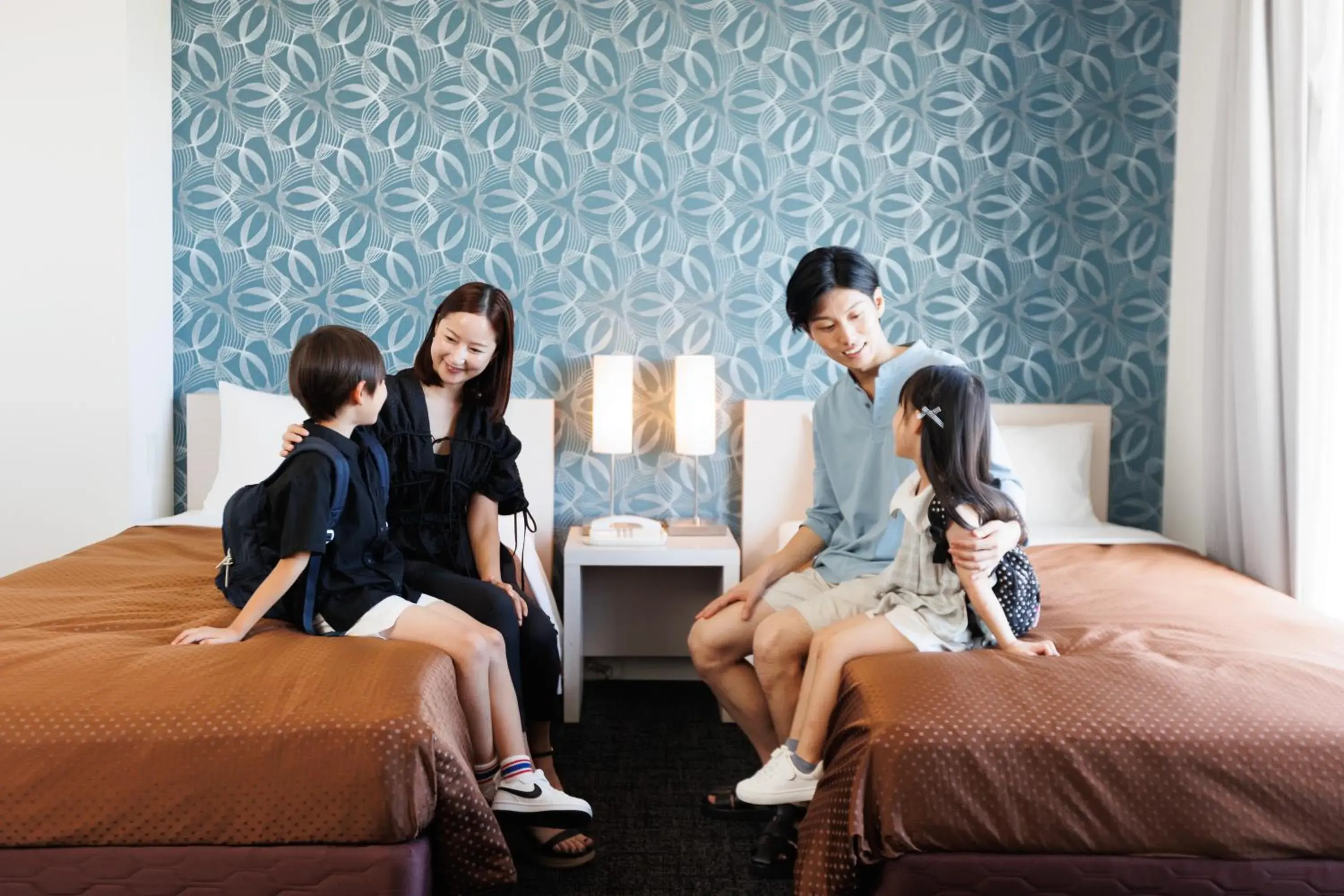 Bed in J Hotel Rinku Bed in J Hotel Rinku