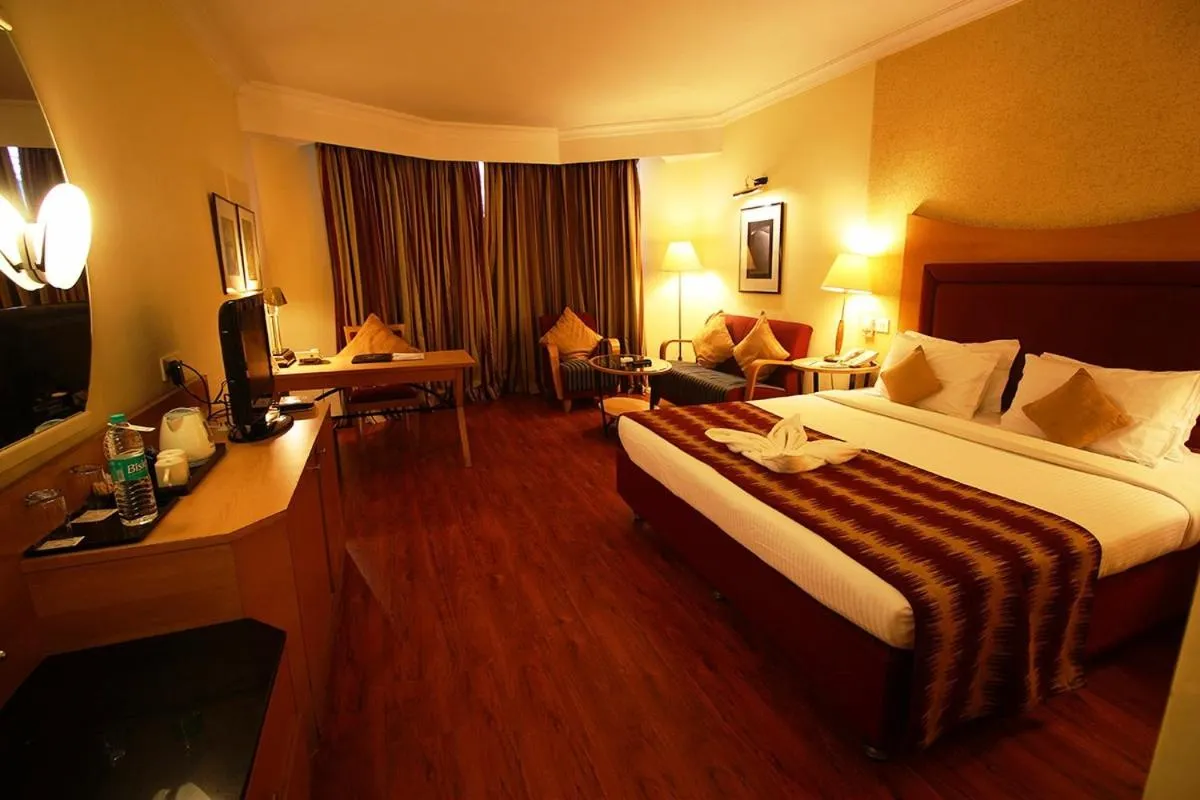 Bed in The Cama - A Sabarmati Riverfront Hotel