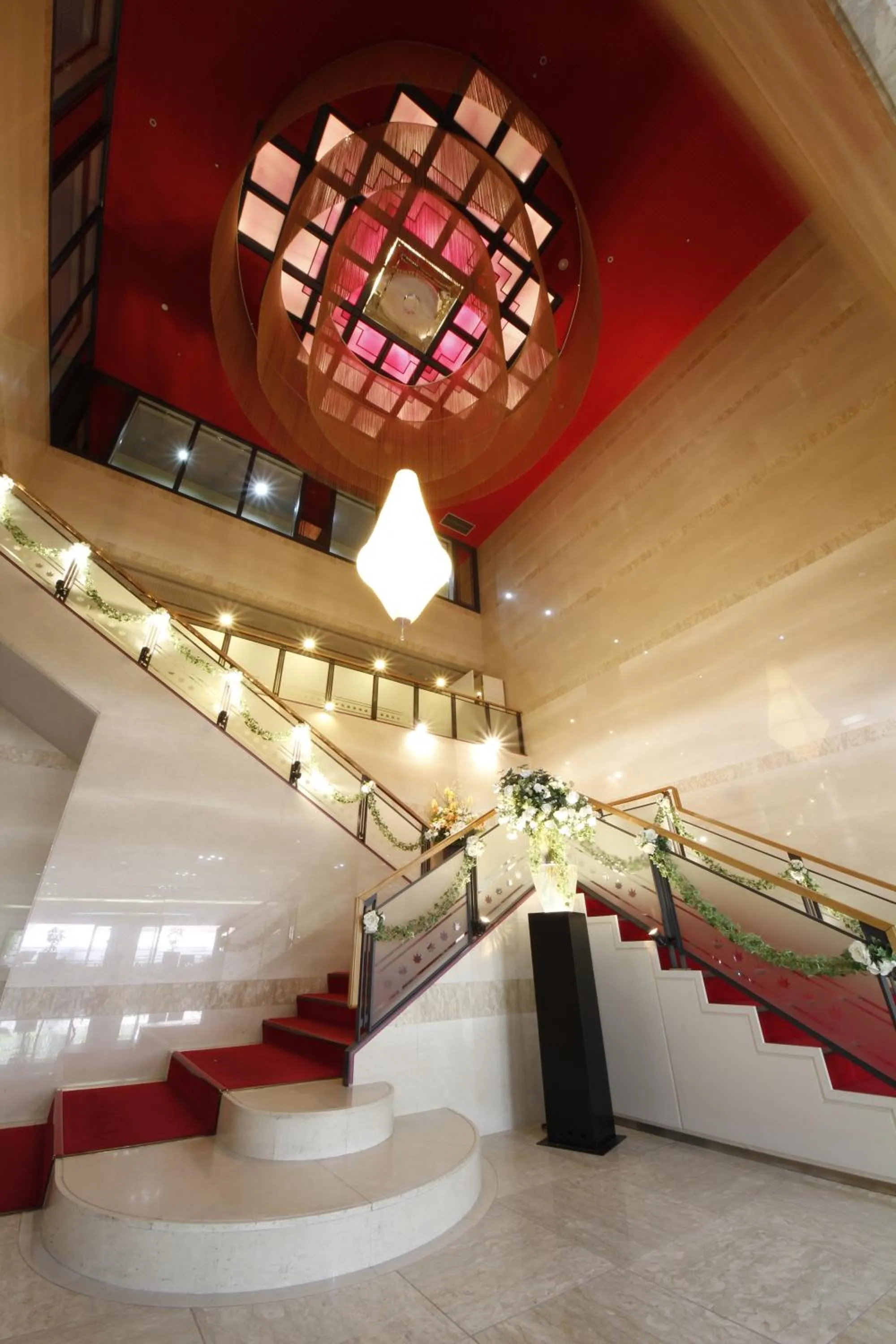 Decorative detail in Hotel Hiroshima Garden Palace