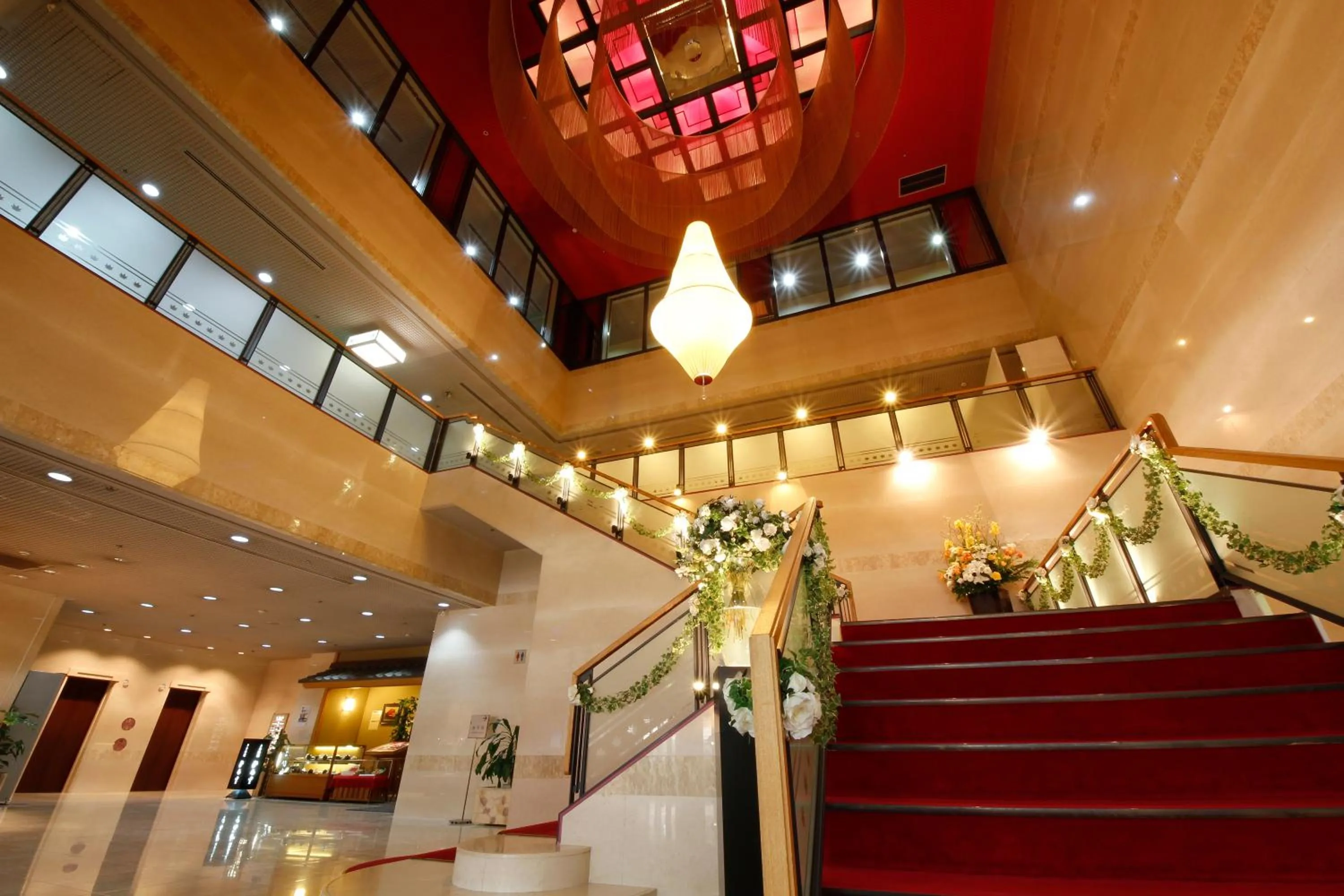 Decorative detail in Hotel Hiroshima Garden Palace