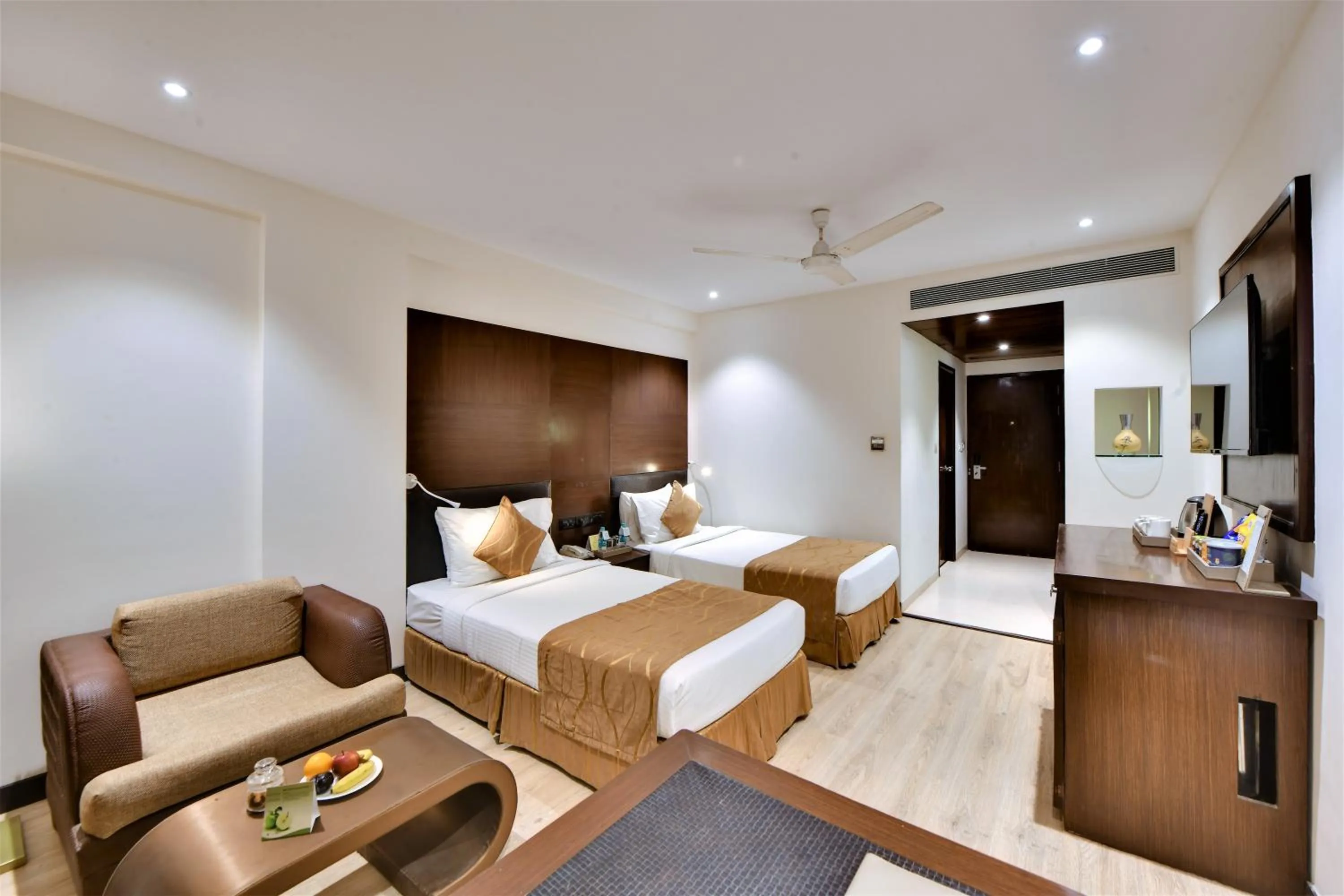 View (from property/room), Bed in The Fern Residency, Subhash Bridge, Ahmedabad