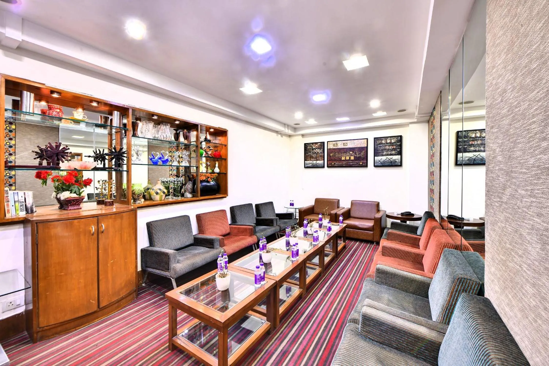 Seating area in The Fern Residency, Subhash Bridge, Ahmedabad