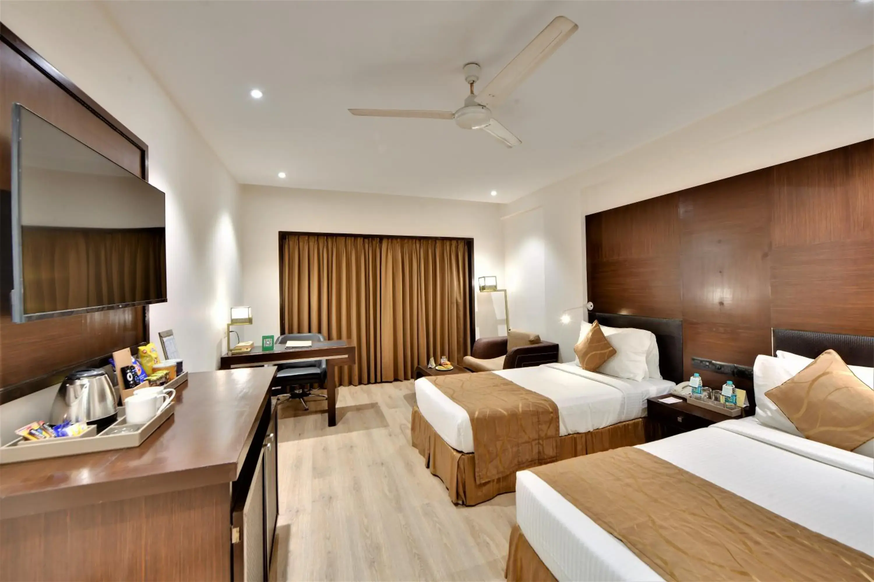 Fern Classic Room, 2 Twin Beds - single occupancy in The Fern Residency Ahmedabad, Subhash Bridge, Series by Marriott Fern Classic Room, 2 Twin Beds - single occupancy in The Fern Residency Ahmedabad, Subhash Bridge, Series by Marriott