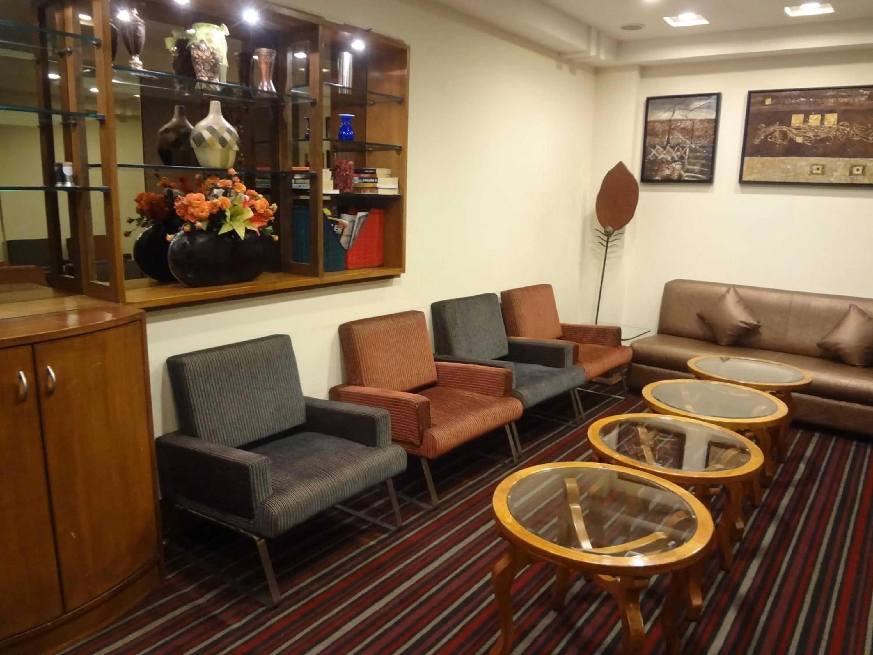Communal lounge/ TV room in The Fern Residency, Subhash Bridge, Ahmedabad