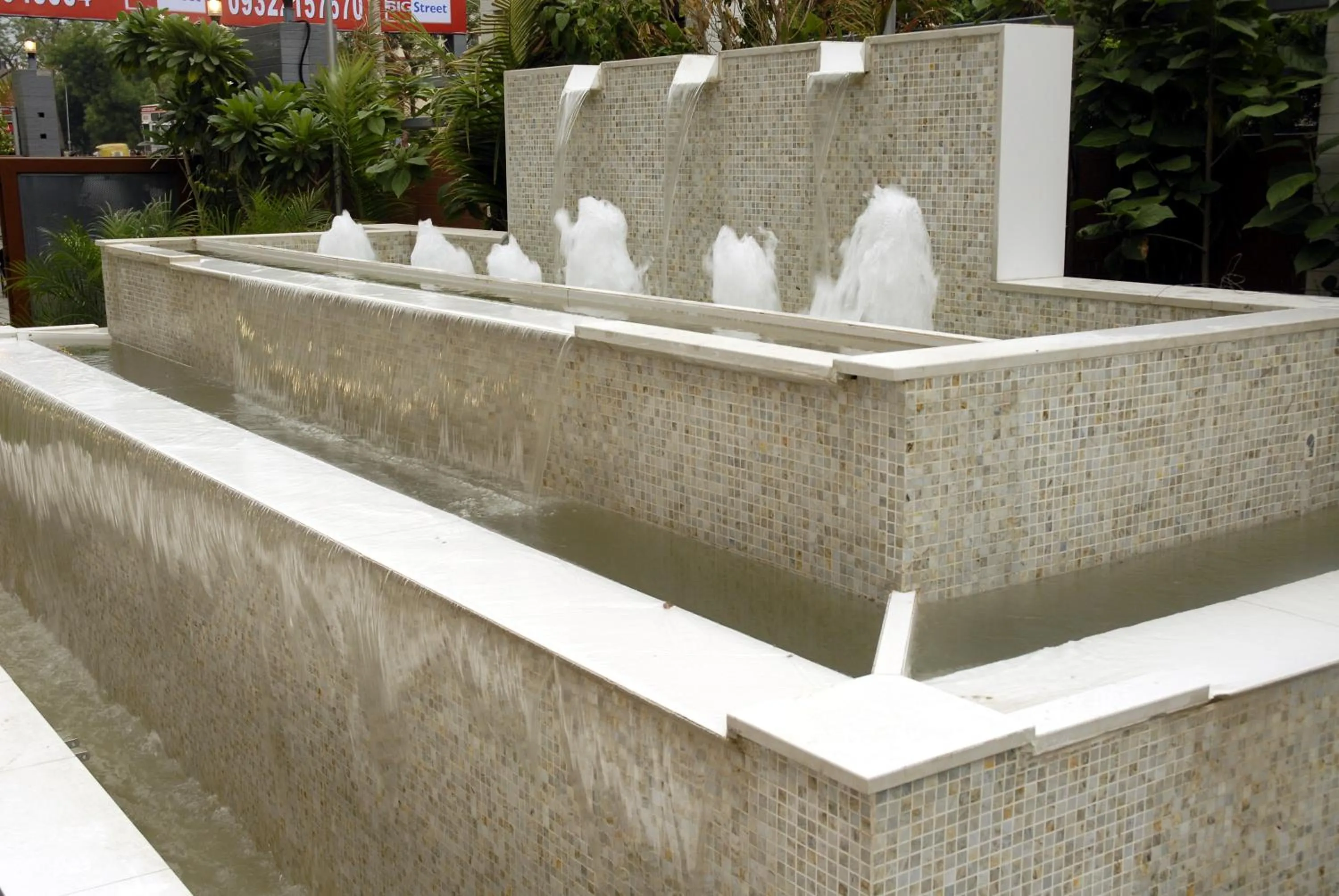 Decorative detail in The Fern Residency, Subhash Bridge, Ahmedabad