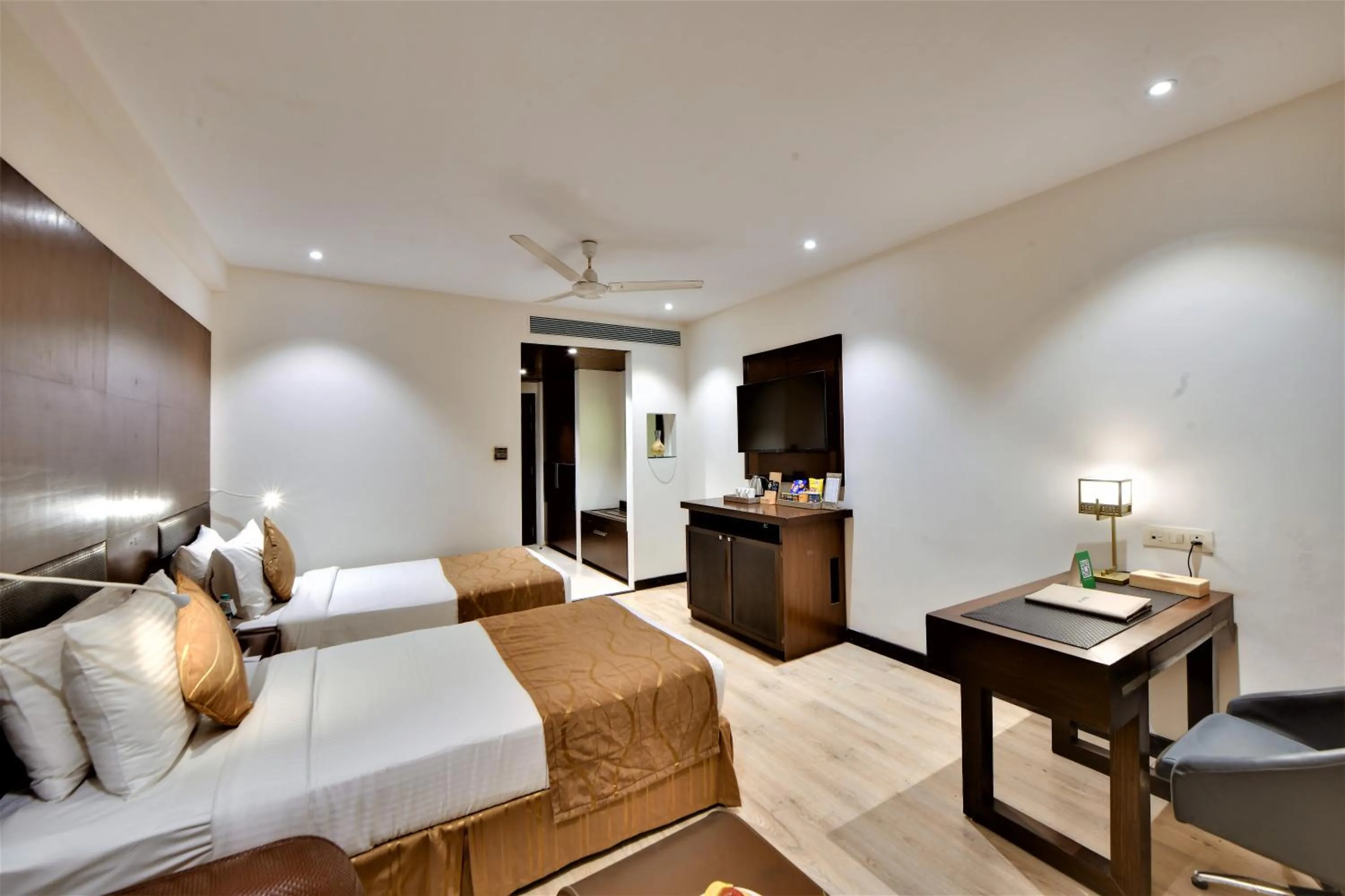 View (from property/room), Bed in The Fern Residency, Subhash Bridge, Ahmedabad