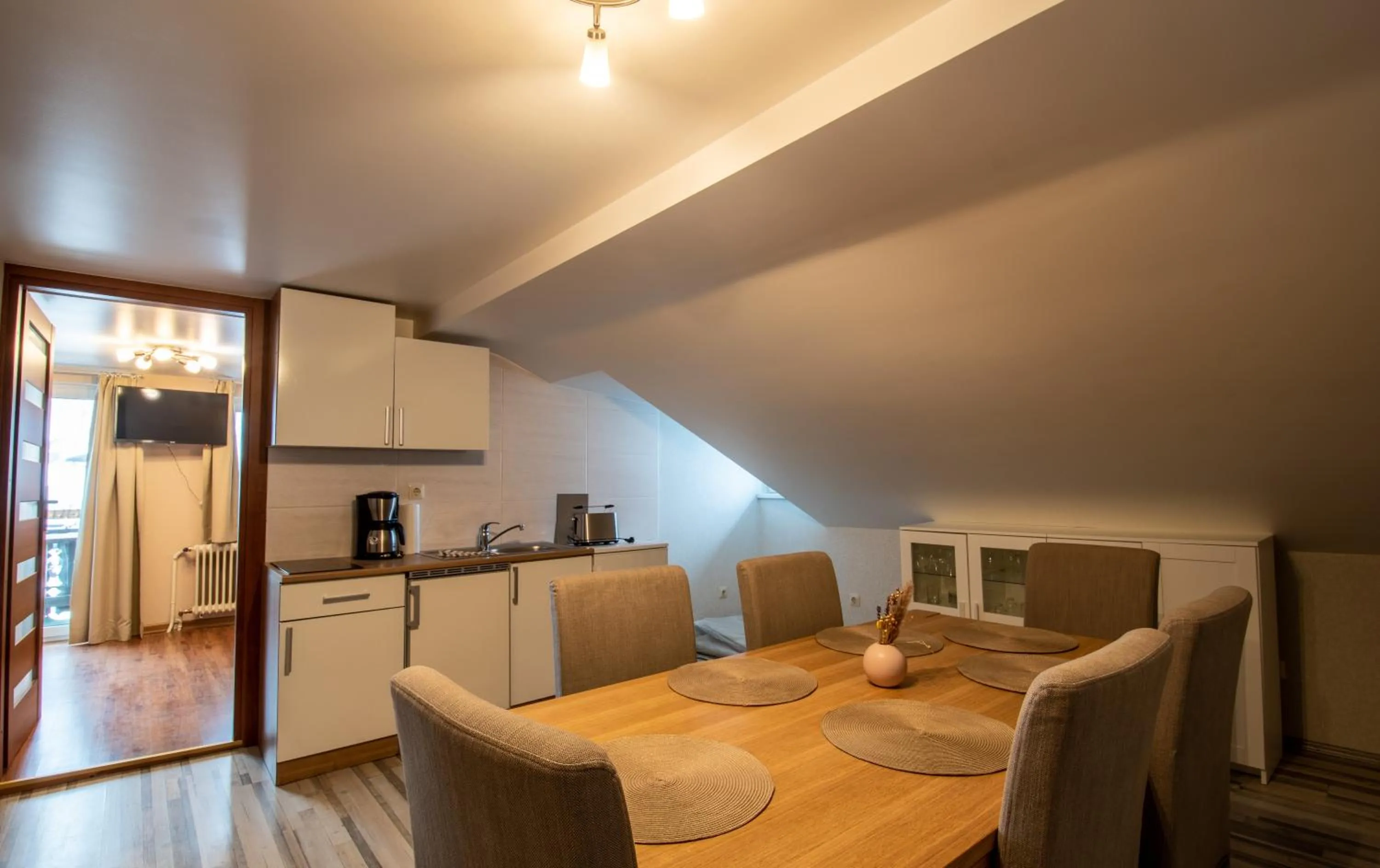 Kitchen or kitchenette in Bergzeit Appartments