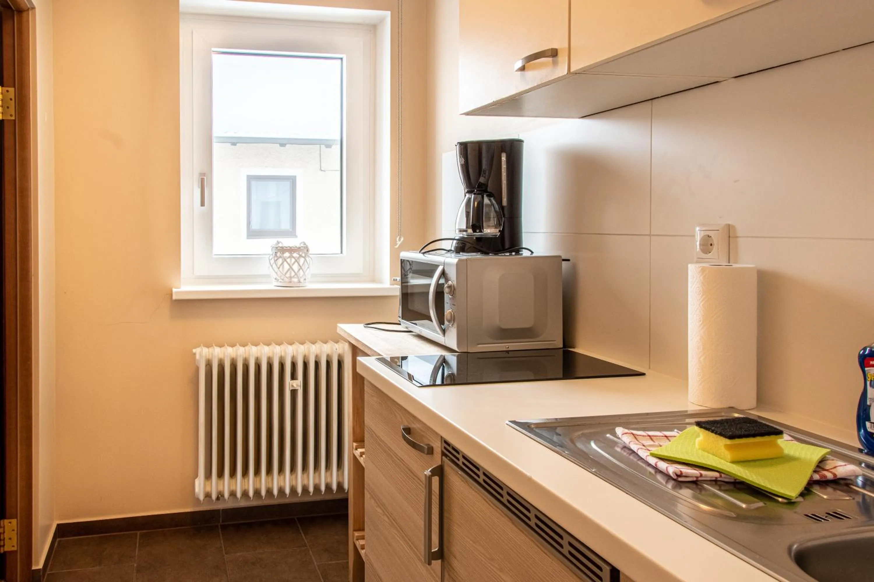 Kitchen or kitchenette in Bergzeit Appartments