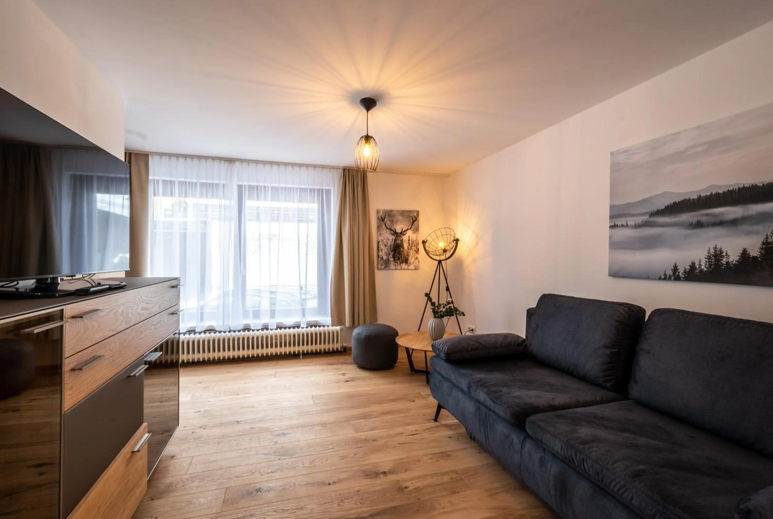 Living room in Bergzeit Appartments