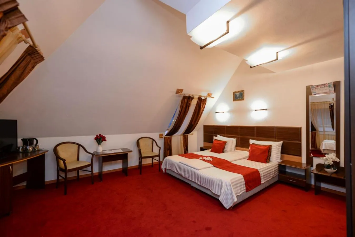 Bed in Hotel Belvedere