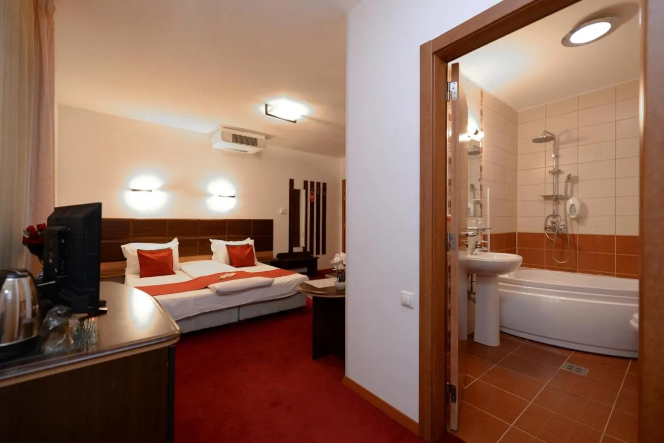 Bed in Hotel Belvedere