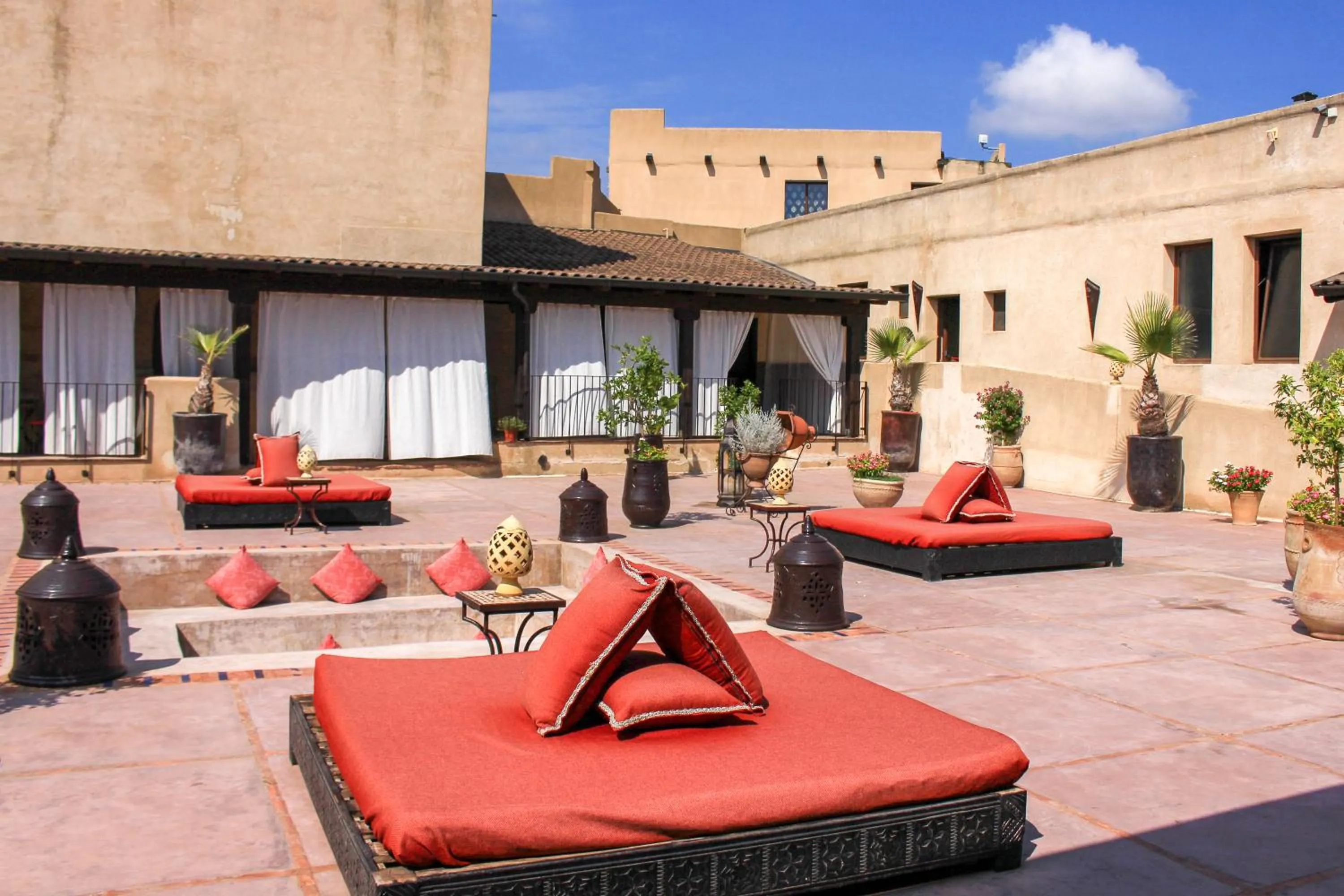 Patio in Masseria & Spa LuciaGiovanni