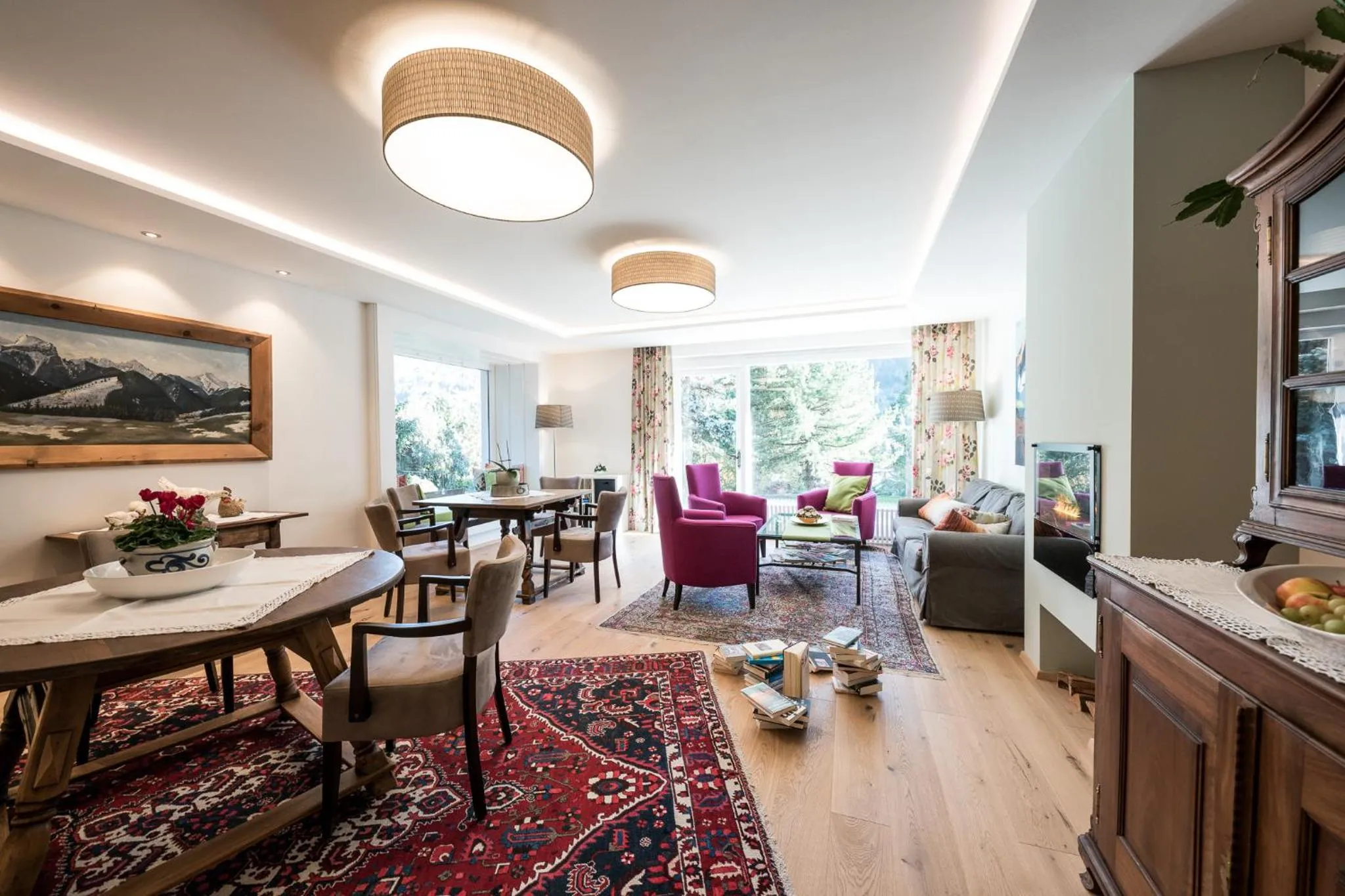 Communal lounge/ TV room in Gästehaus Schusser an der Therme, Frühstück, Doppelzimmer und Ferienwohnung