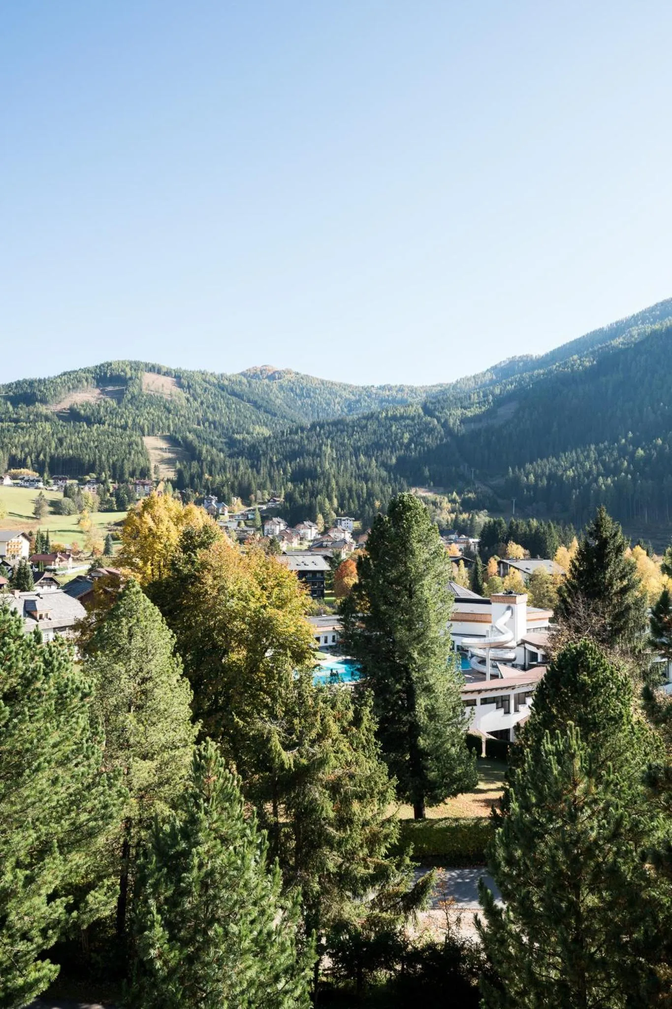 Natural landscape in Gästehaus Schusser an der Therme, Frühstück, Doppelzimmer und Ferienwohnung