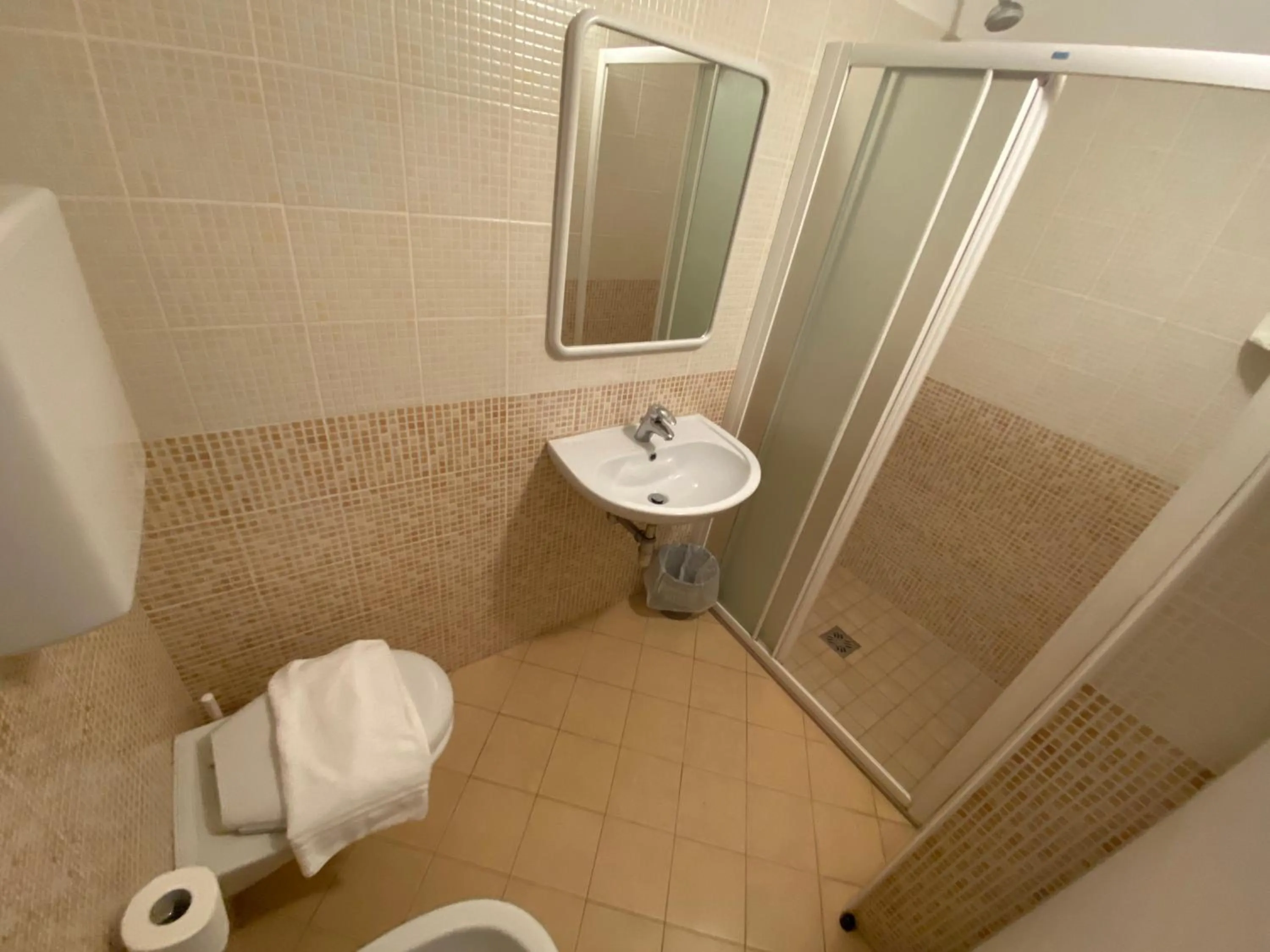 Shower in Hotel Nanni Garnì