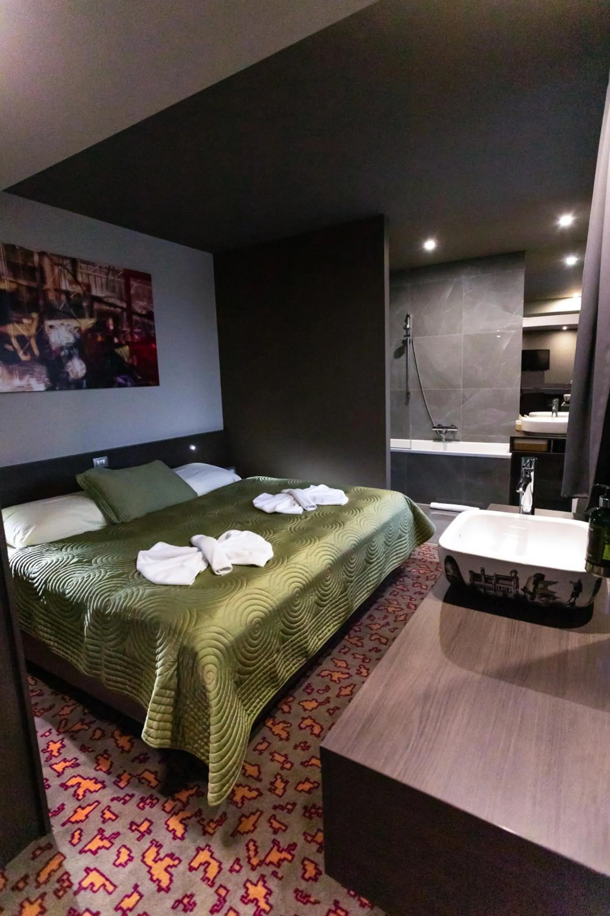 Bed in Kongres Hotel Roca